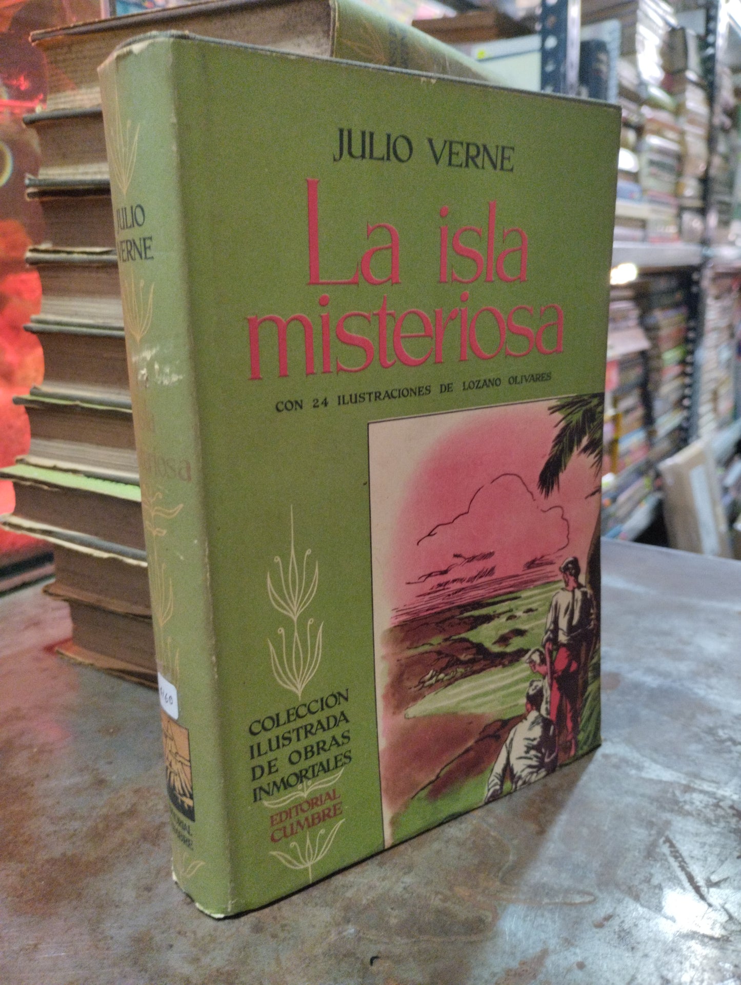 LA ISLA MISTERIOSA POR JULIO VERDE USADO NOVELAS ALDAMA