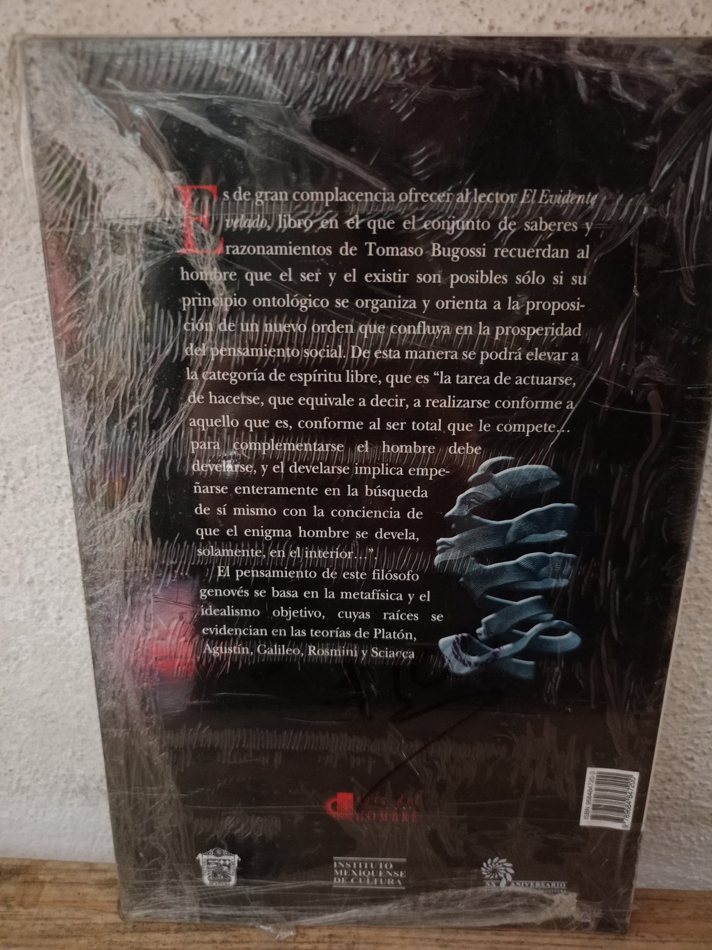 EL EVIDENTE VELADO POR TOMASO BUGOSSI NUEVO LIBROS NUEVOS LITERARIO 305