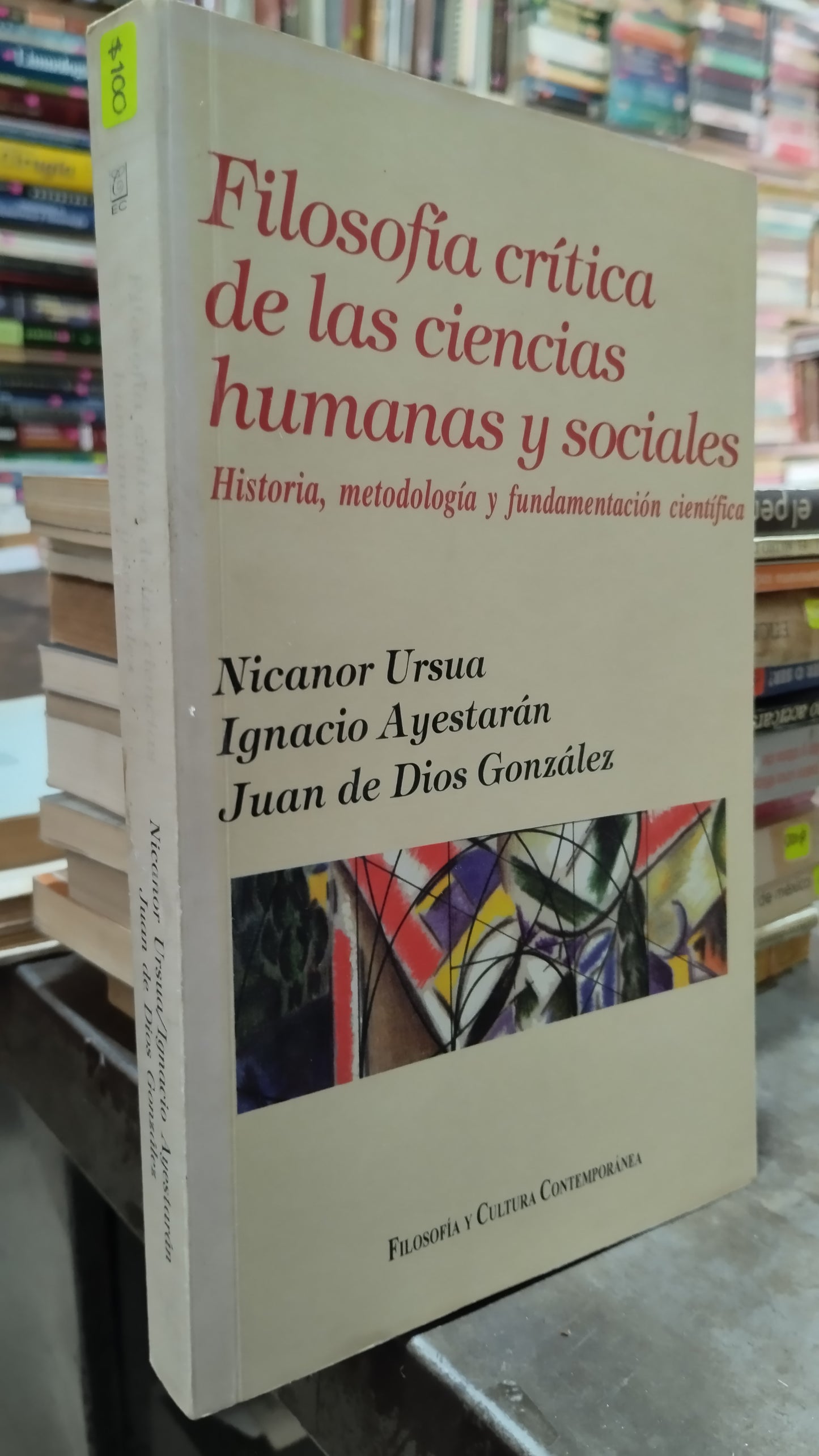 FILOSOFIA CRITICA DE LAS CIENCIAS HUMANAS Y SOCIALES POR NICANOR URSUA LIBRO USADO SOCIOLOGIA ALDAMA