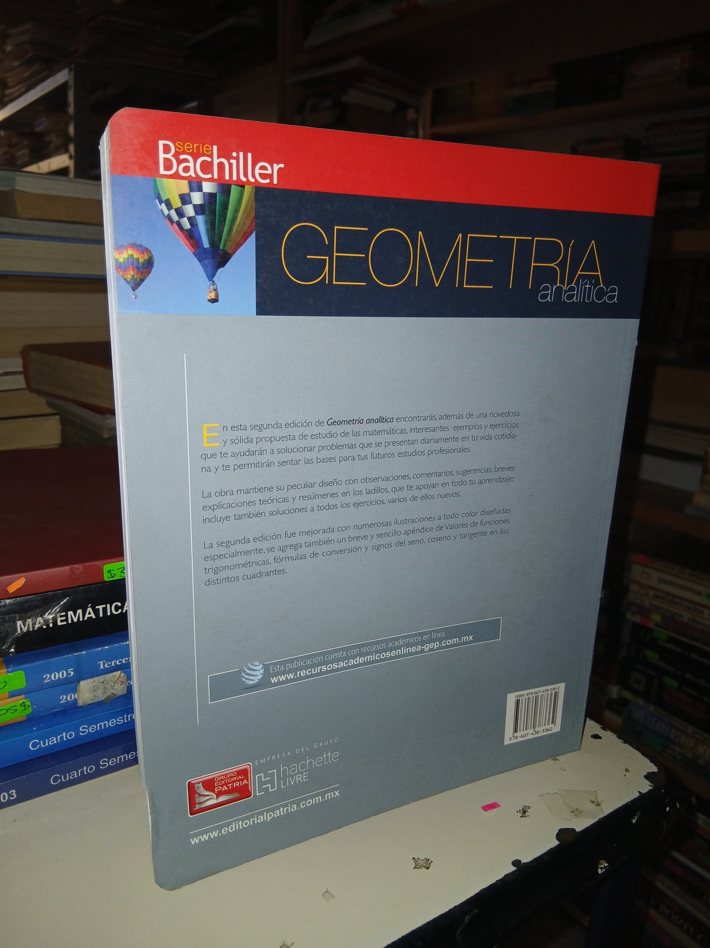 GEOMETRÍA ANALÍTICA POR JOAQUÍN RUIZ BASTO USADO GEOMETRÍA LITERARIO 207