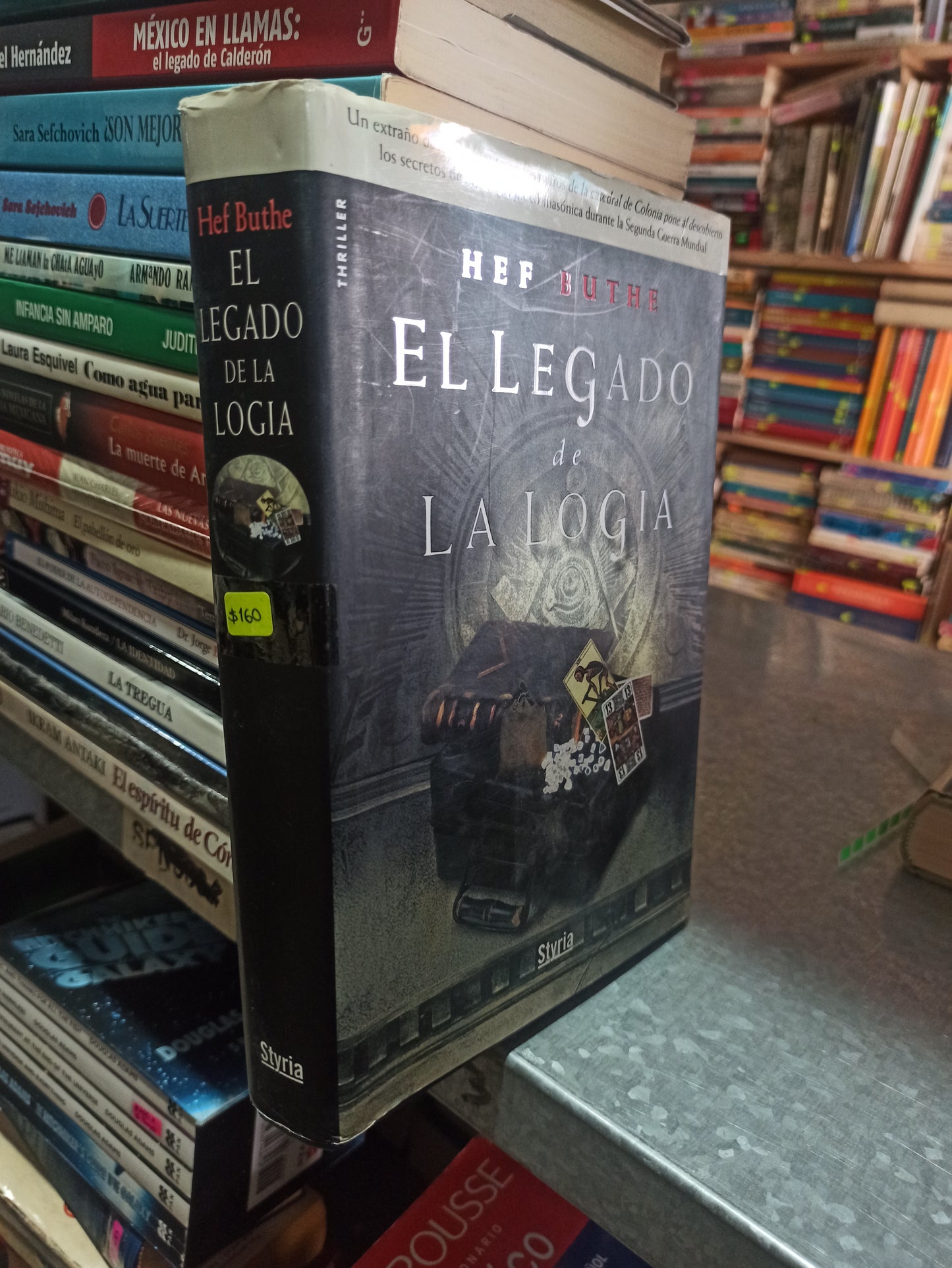 EL LEGADO DE LA LOGIA POR HEF BUTHE USADO NOVELAS ALDAMA