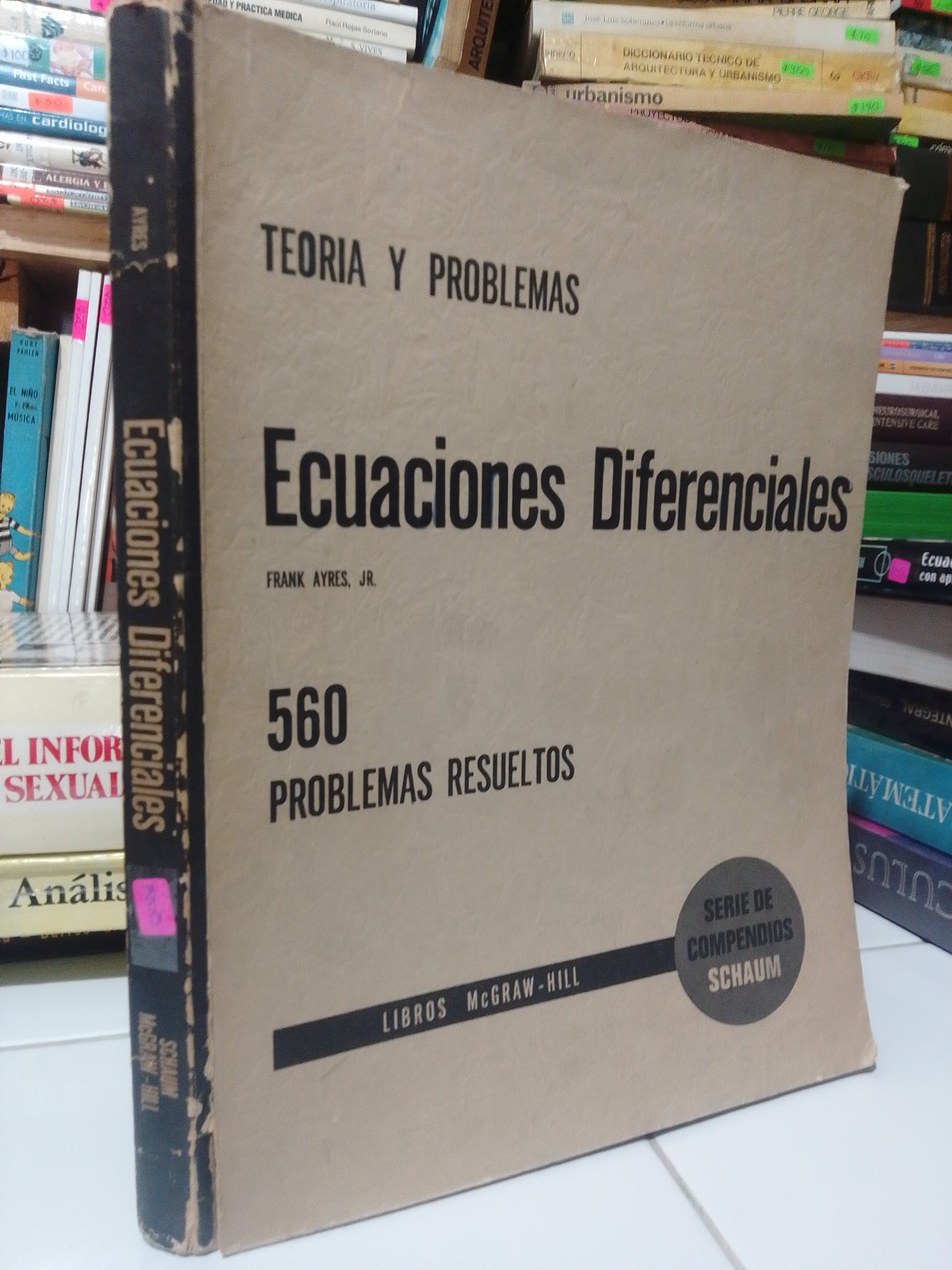 ECUACIONES DIFERENCIALES 560 PROBLEMAS RESUELTOS POR FRANK AYRES USADO MATEMATICAS JUAREZ