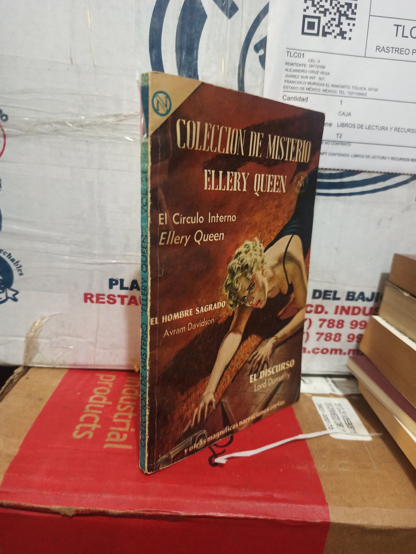 COLECCIÓN DE MISTERIOS POR ELLERY QUEEN USADO NOVELAS JUÁREZ