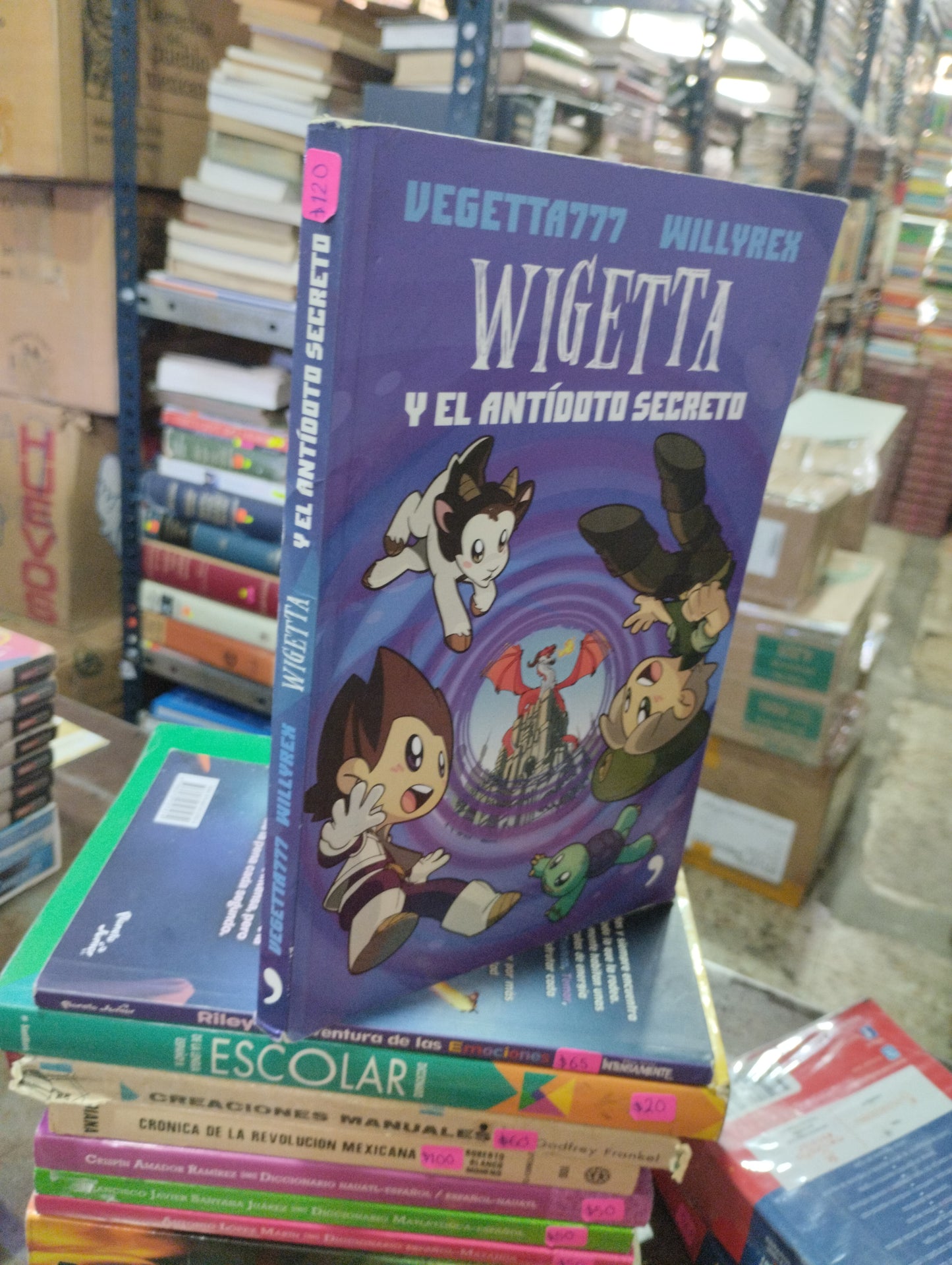 WIGETTA Y EL ANTIDOTO SECRETO POR VEGETTA777 Y WILLYREX USADO INFANTIL ALDAMA