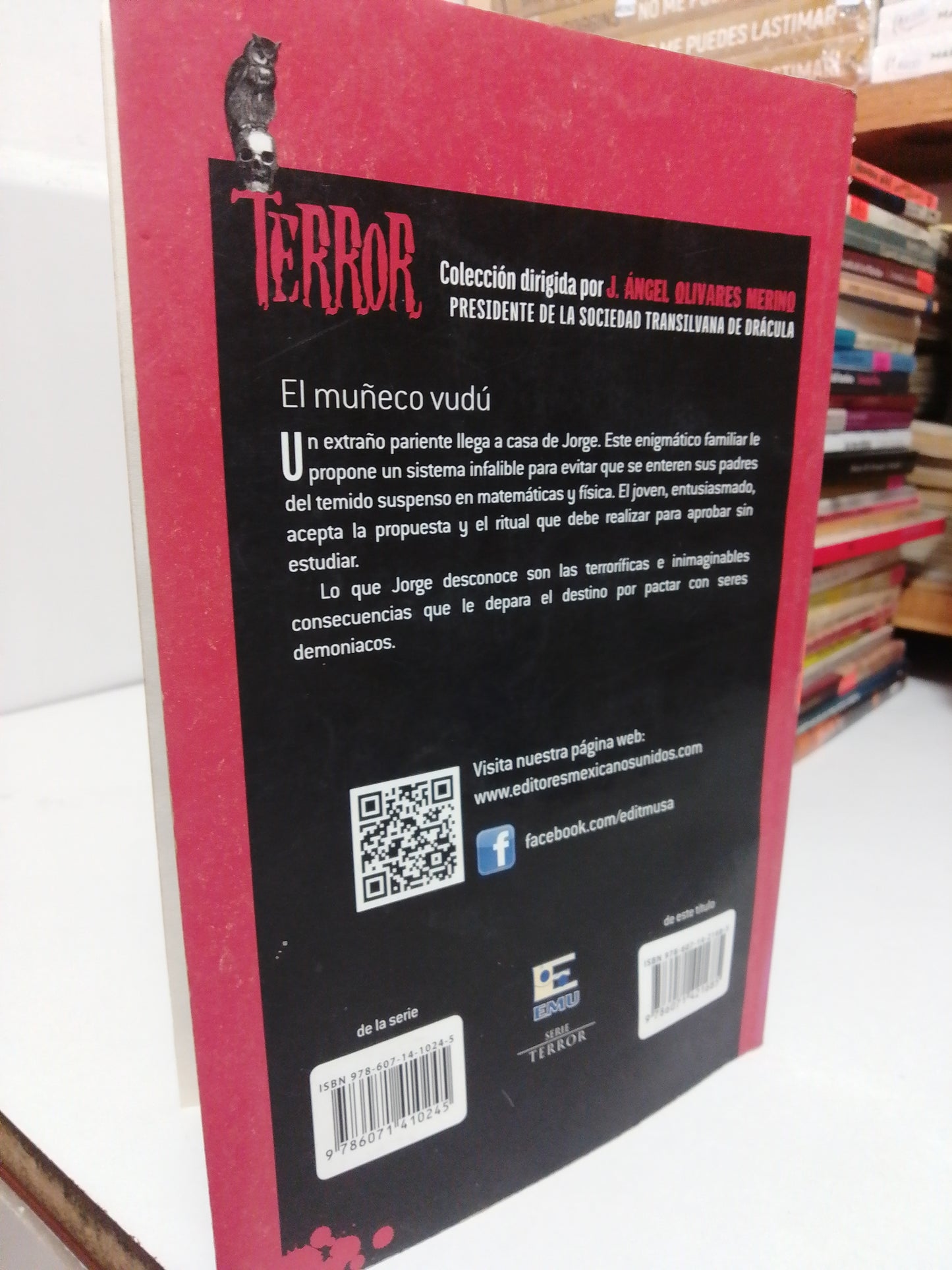 EL MUÑECO VUDU POR DENIS MONTEJO USADO NOVELA JUAREZ