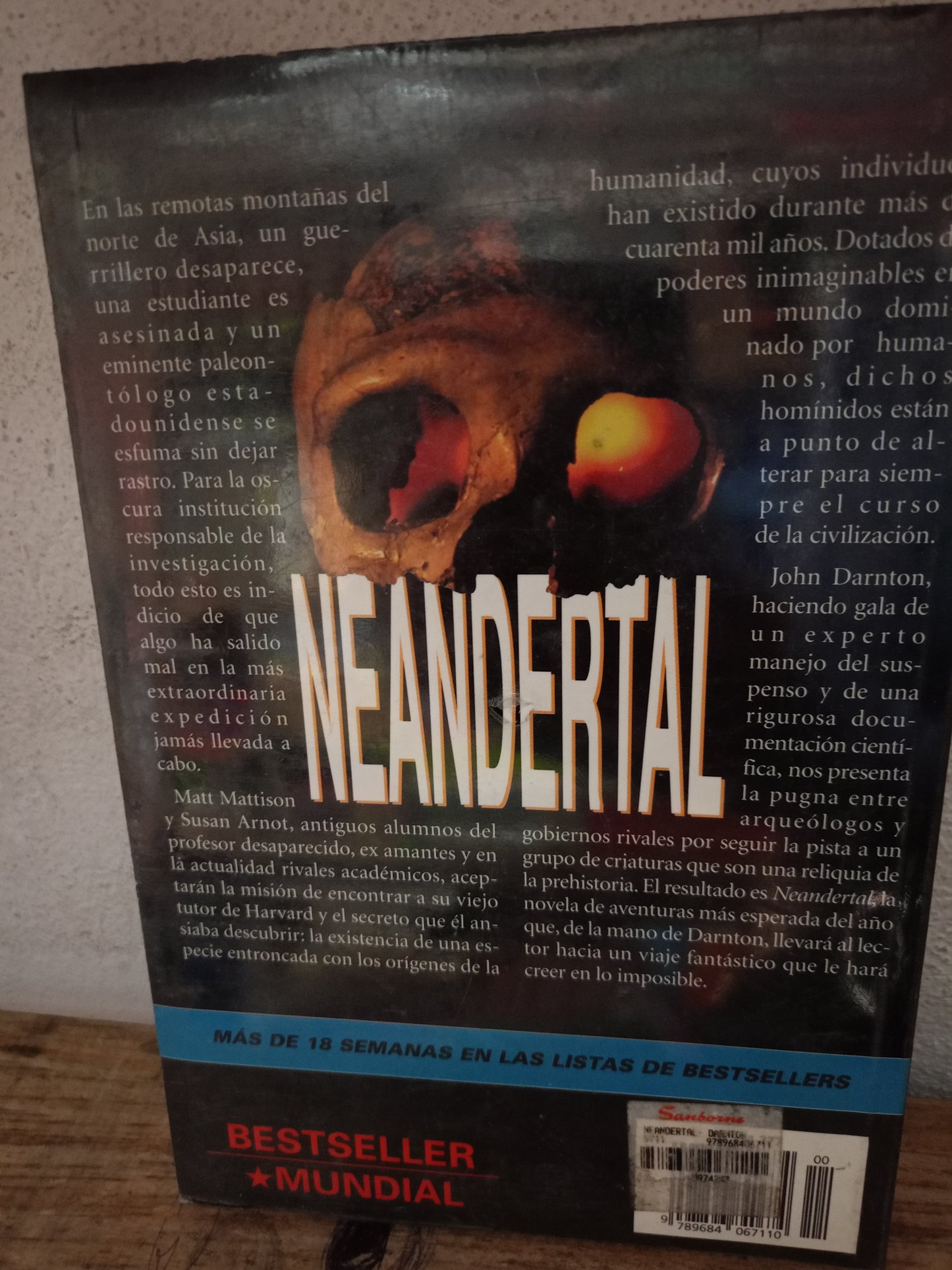 NEANDERTAL POR JOHN DARNTON NUEVO LIBROS NUEVOS LITERARIO 305