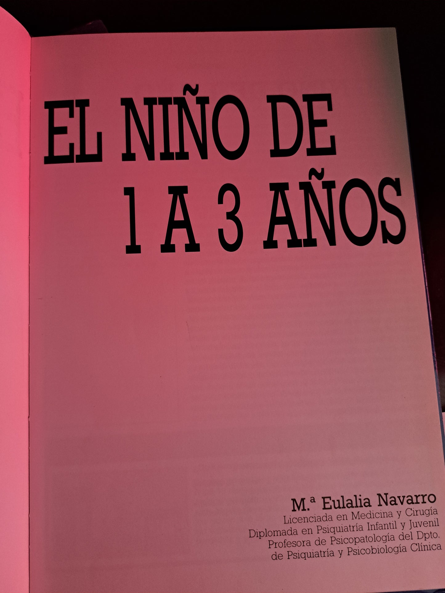 NUESTROS HIJOS EDUCACIÓN VISUAL NIÑOS DE 1 A 3 AÑOS MARÍA EULALIA NAVARRO USADO PSICOLOGÍA LITERARIO 305