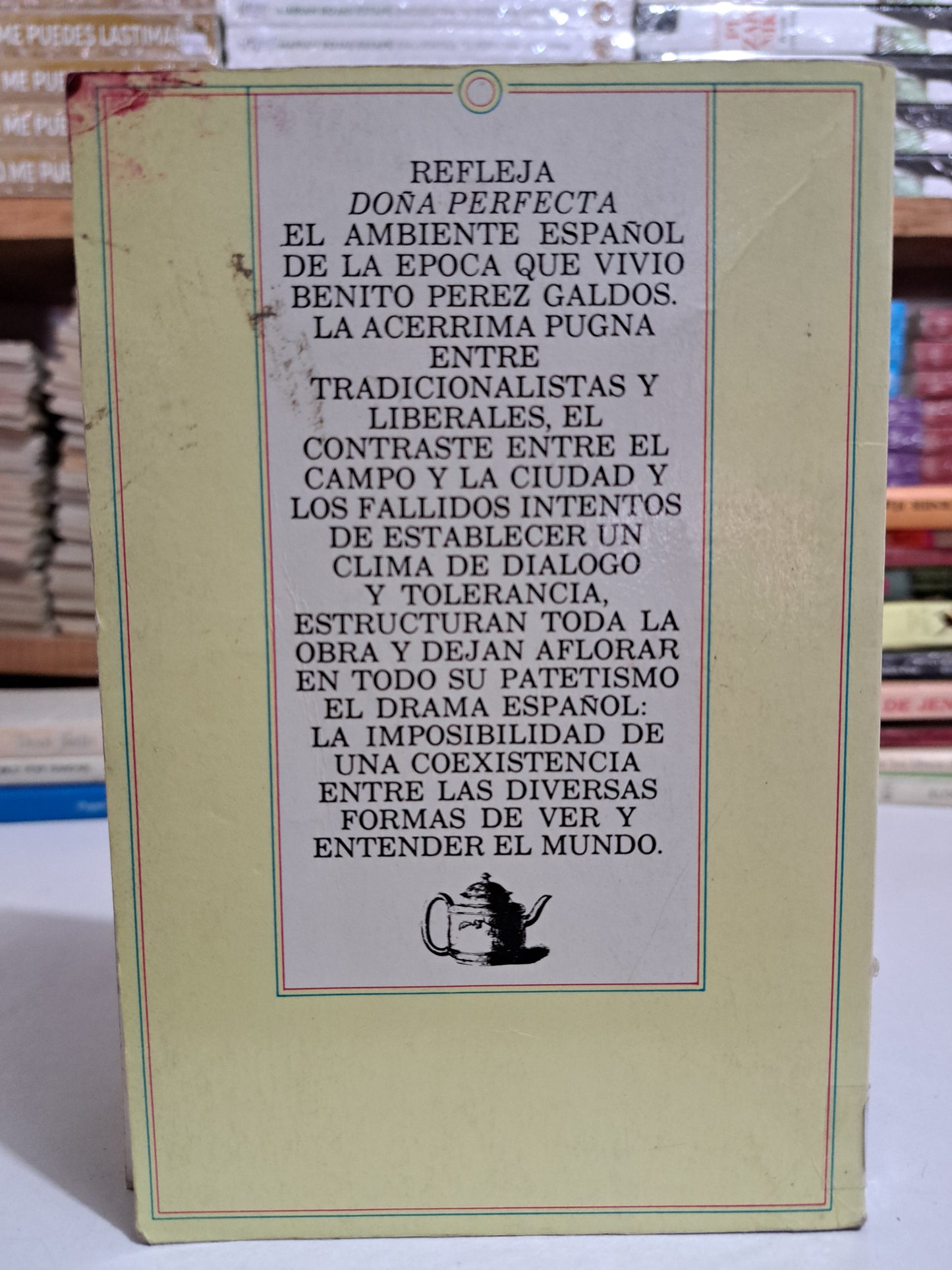 DOÑA PERFECTA BENITO PÉREZ GALDÓS USADO NOVELA JUÁREZ