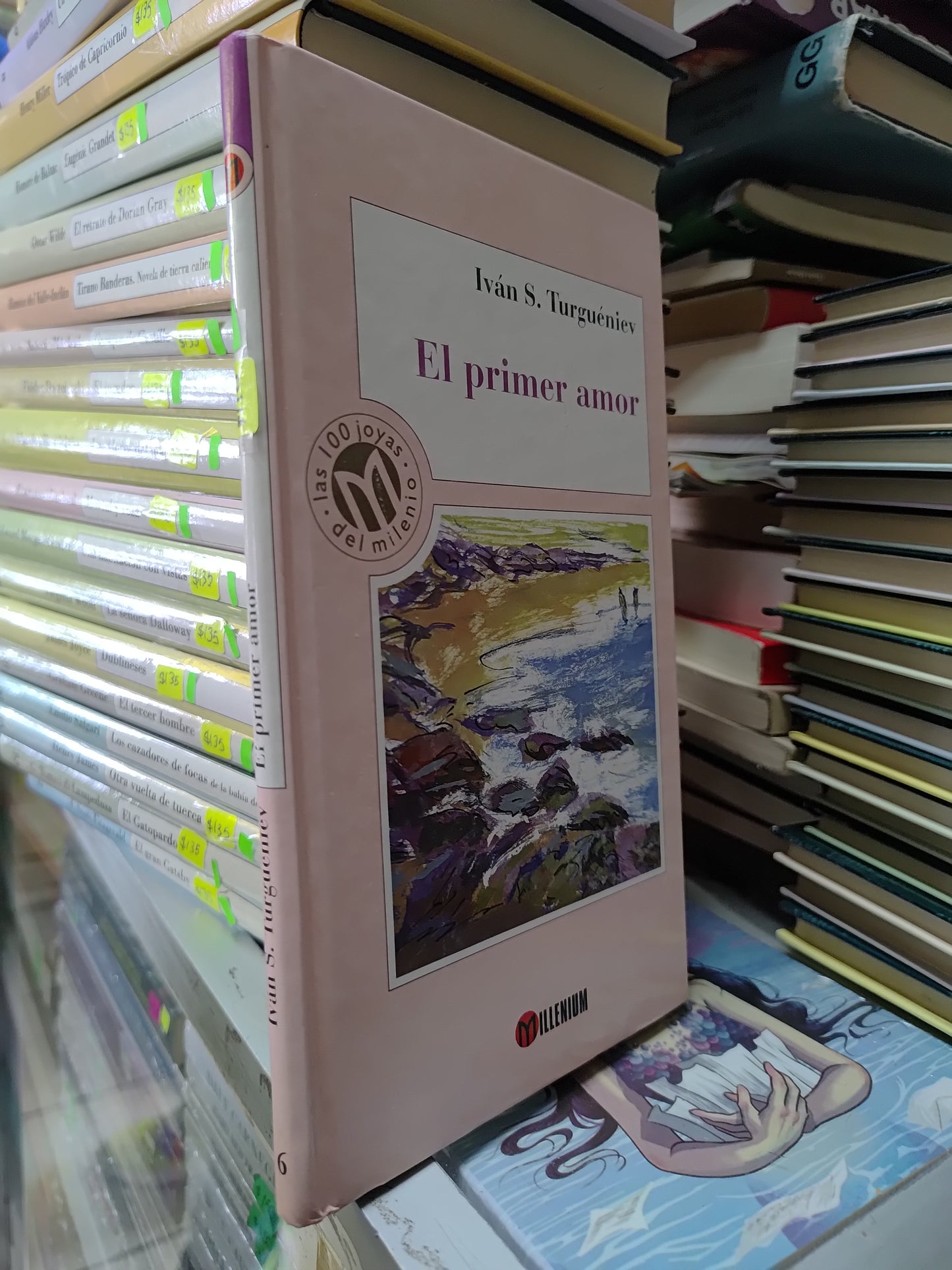 EL PRIMER AMOR POR IVAN S. TURGUENIEV USADO NOVELAS JUAREZ 515