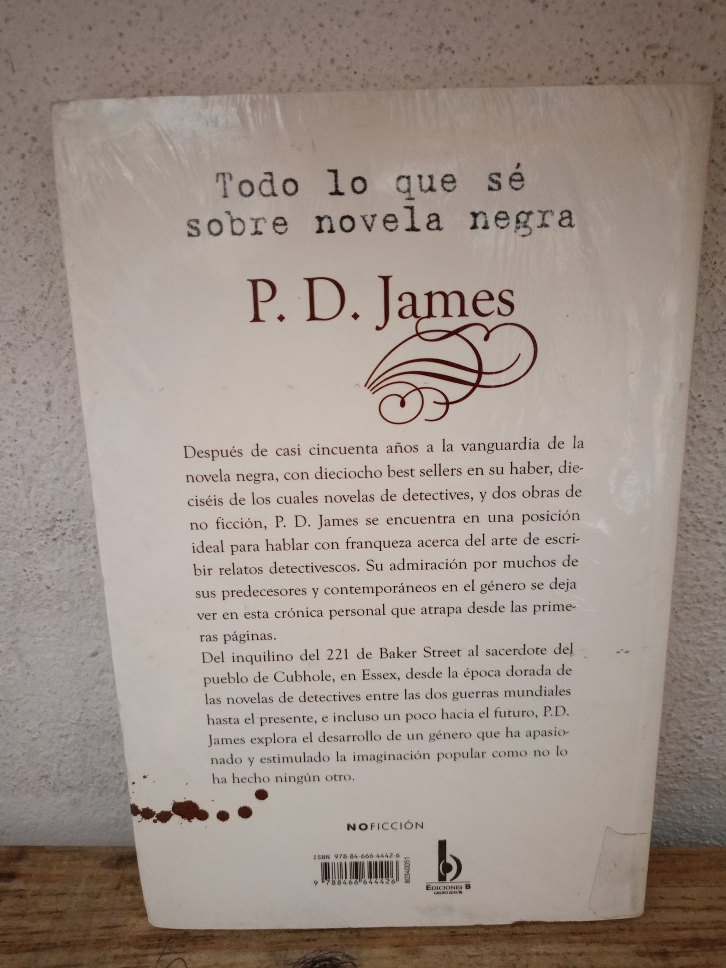 TODO LO QUE SÉ SOBRE NOVELA NEGRA POR PD JAMES NUEVO LIBROS NUEVOS LITERARIO 305