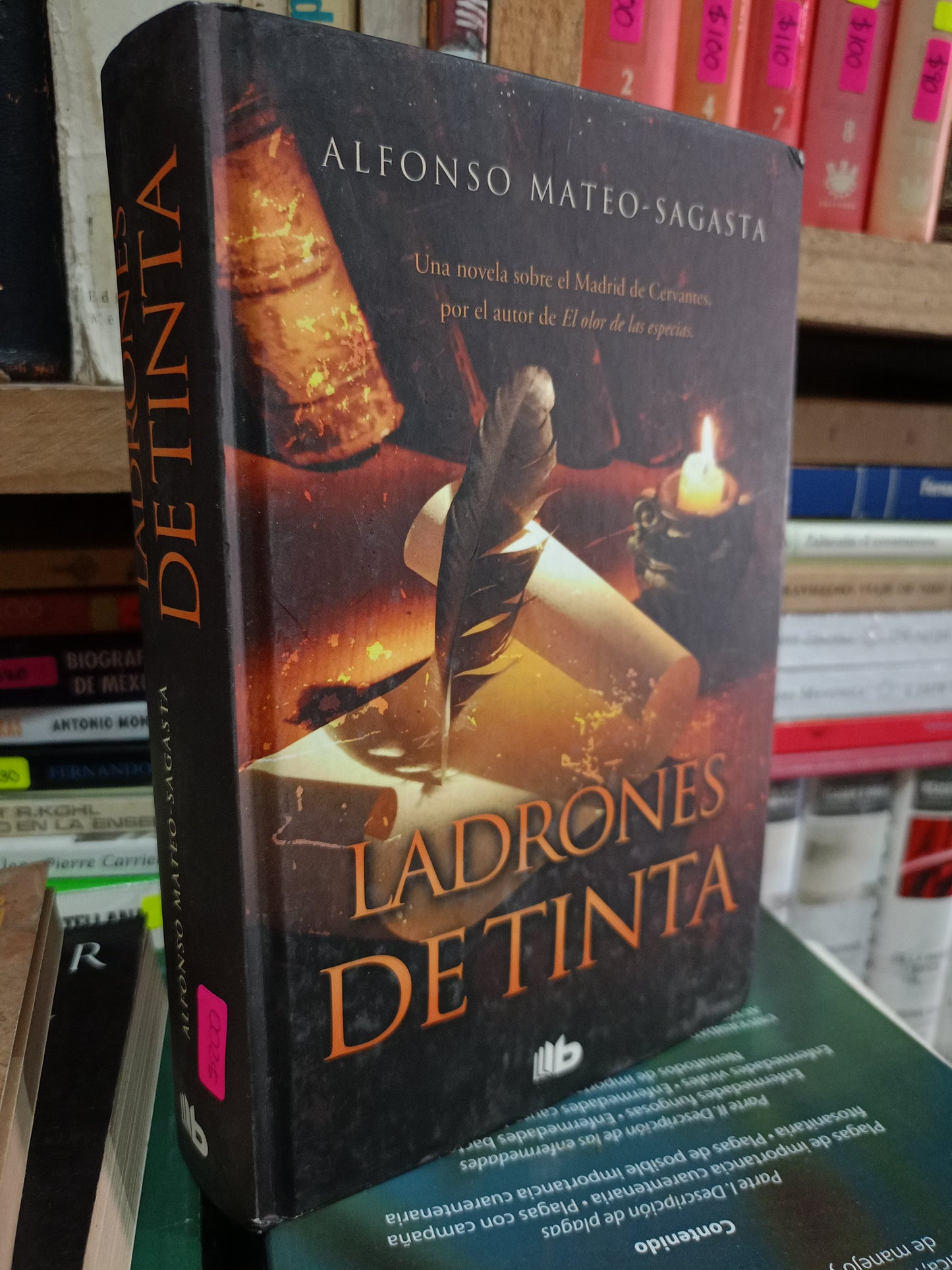 LADRONES DE TINTA POR ALFONSO MATEO SAGASTA USADO NOVELA LITERARIO 305