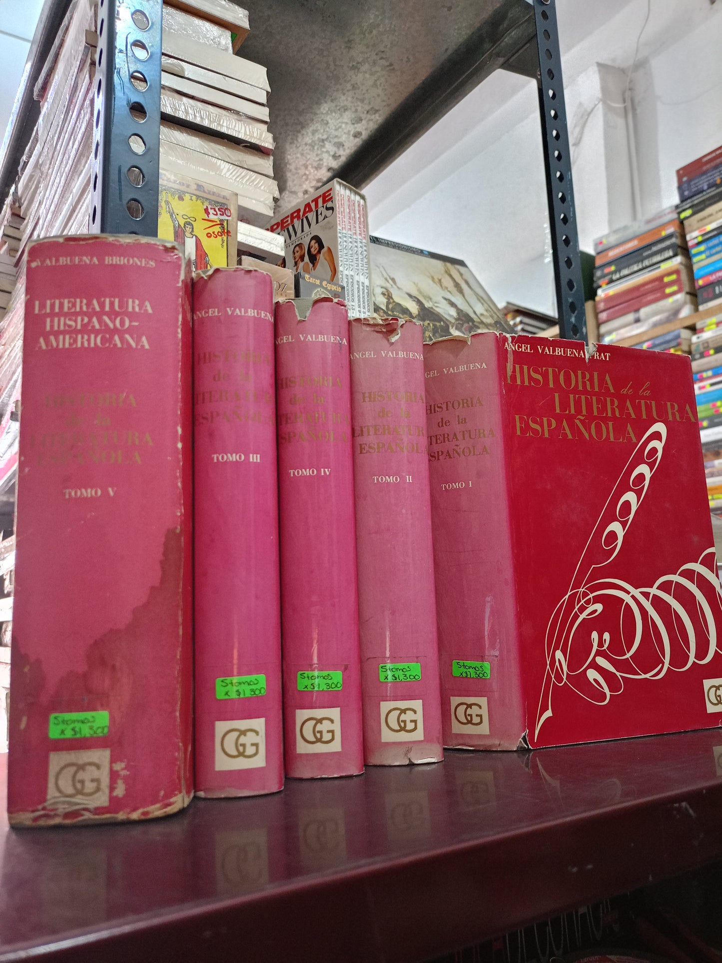 HISTORIA DE LA LITERATURA ESPAÑOLA POR ANGEL VALBUENA BRIONES USADO HISTORIA LITERARIO 305