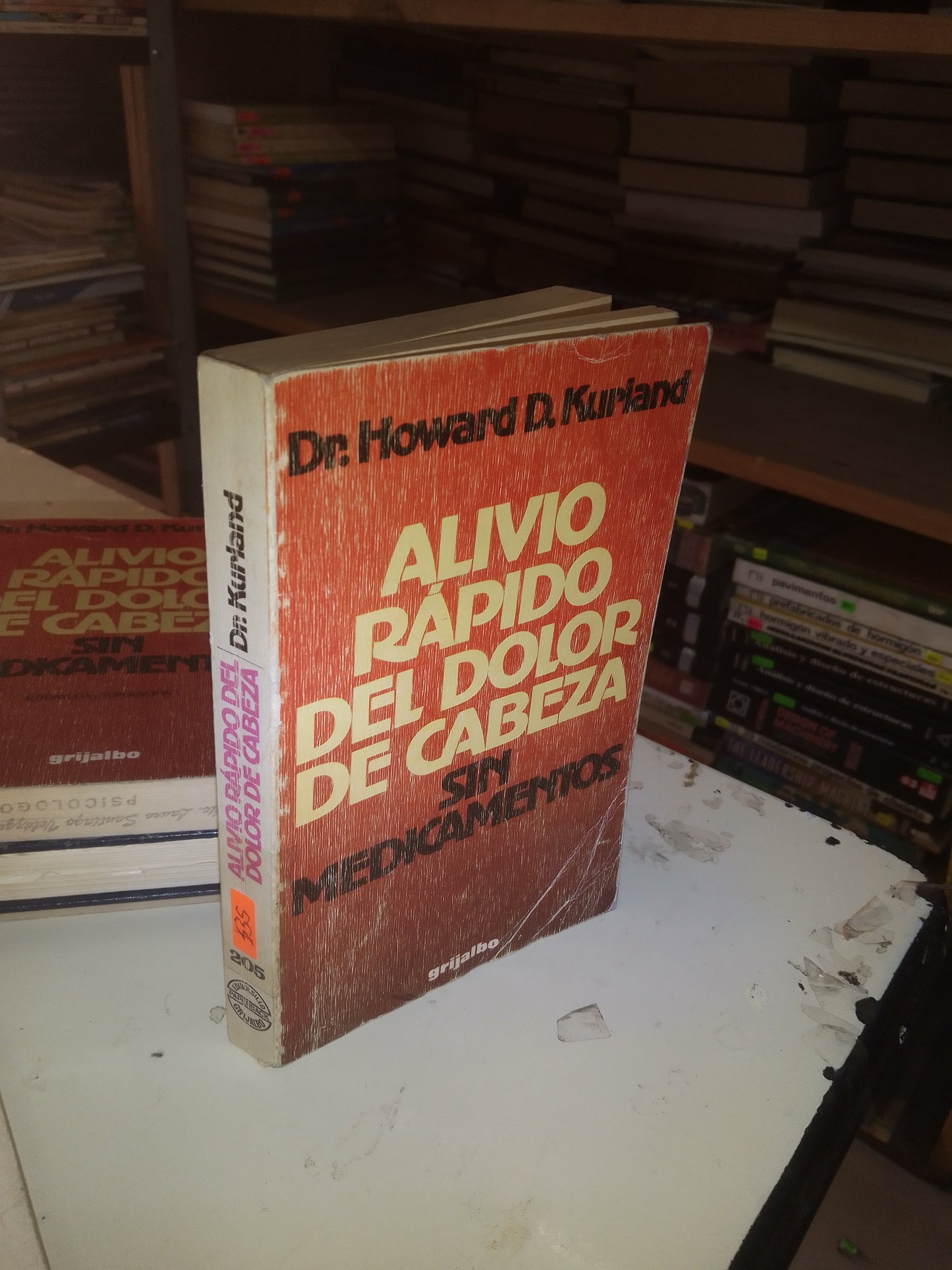 ALIVIO RÁPIDO DEL DOLOR DE CABEZA SIN MEDICAMENTOS POR HOWARD D. KURLAND USADO MEDICINA LITERARIO 207