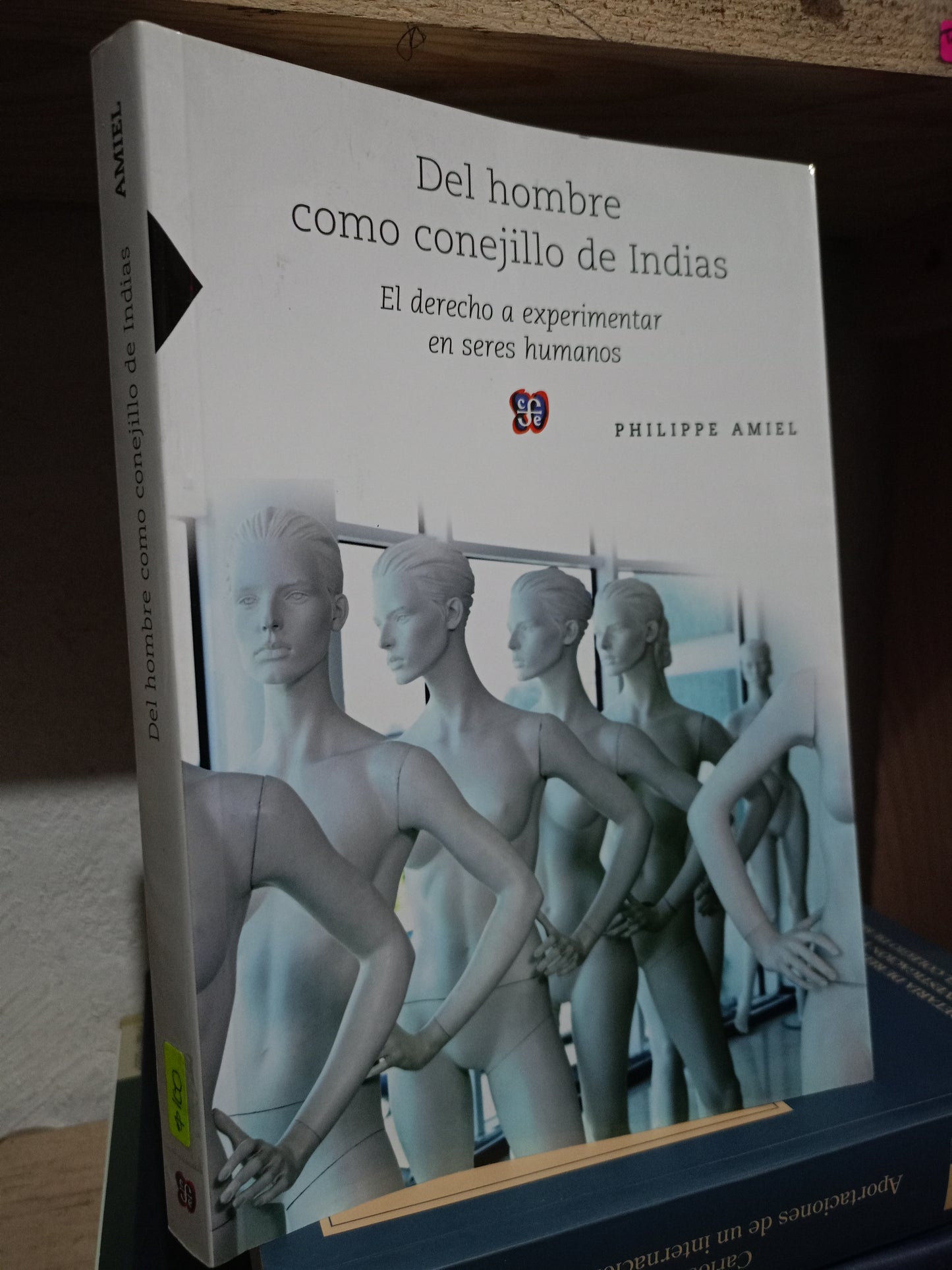 DEL HOMBRE COMO CONEJILLO DE INDIAS POR PHILIPPE AMIEL USADO SOCIO LITERARIO 305