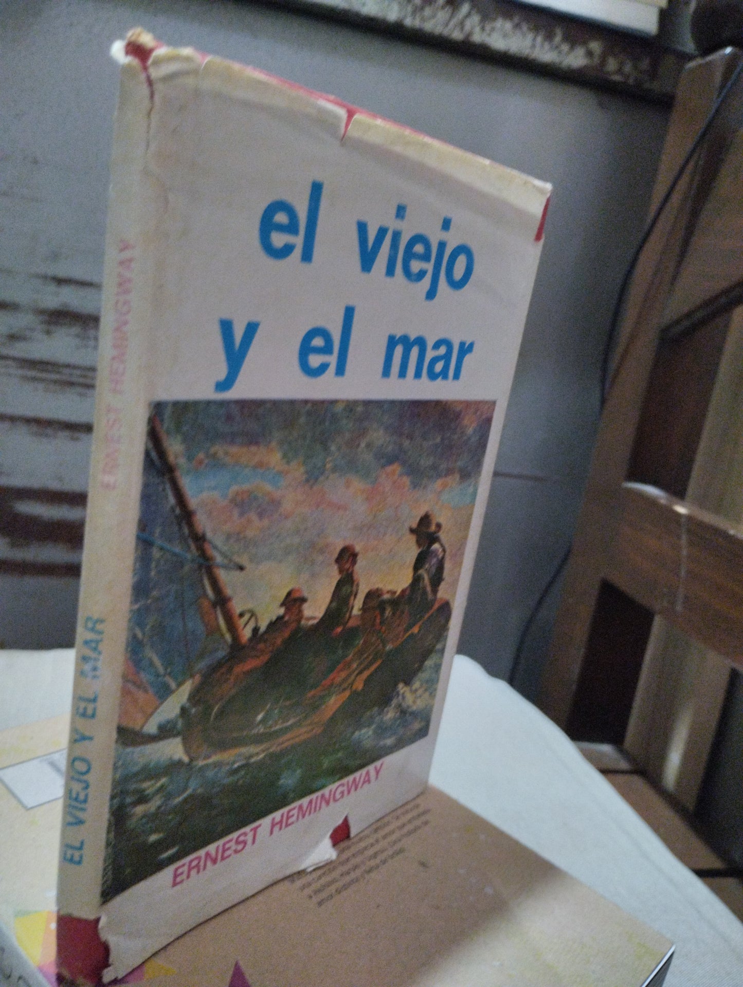 EL VIEJO Y EL MAR POR ERNEST HEMINGWAY USADO NOVELAS ALDAMA