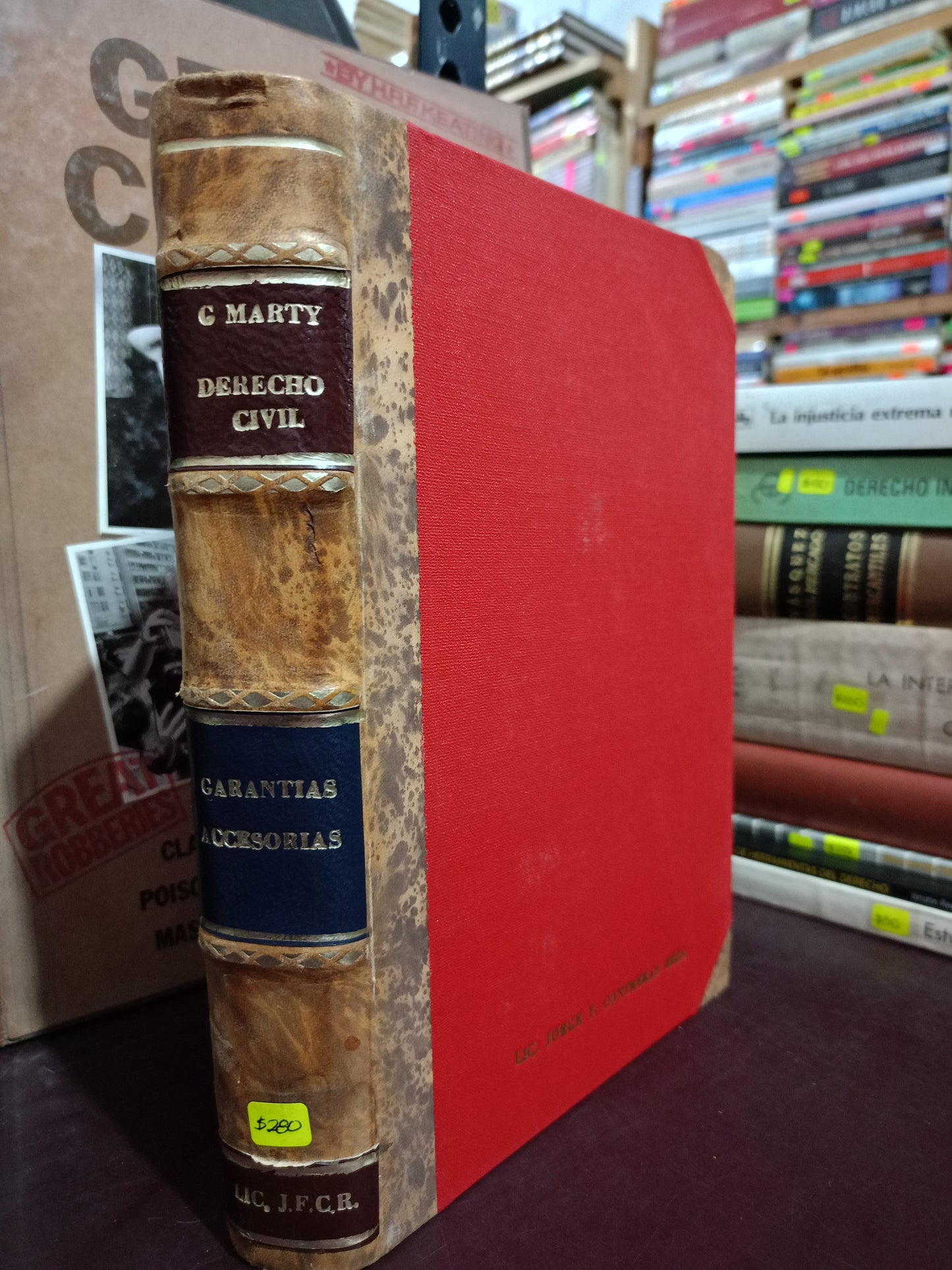 DERECHO CIVIL GARANTÍAS ACCESORIAS POR G. MARTY USADO DERECHO LITERARIO 305