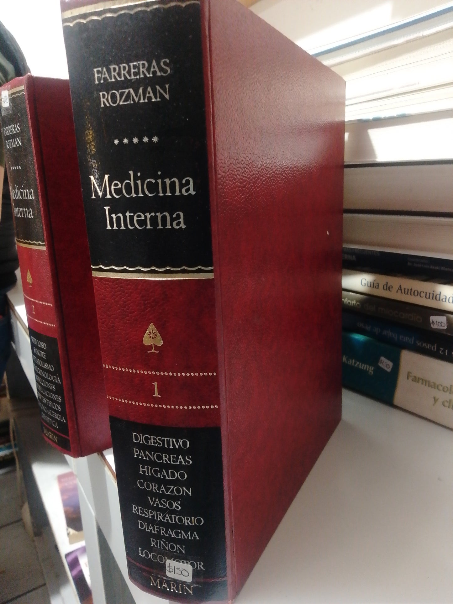 MEDICINA INTERNA 1 POR FERRERAS ROZMAN USADO SALUD JUAREZ