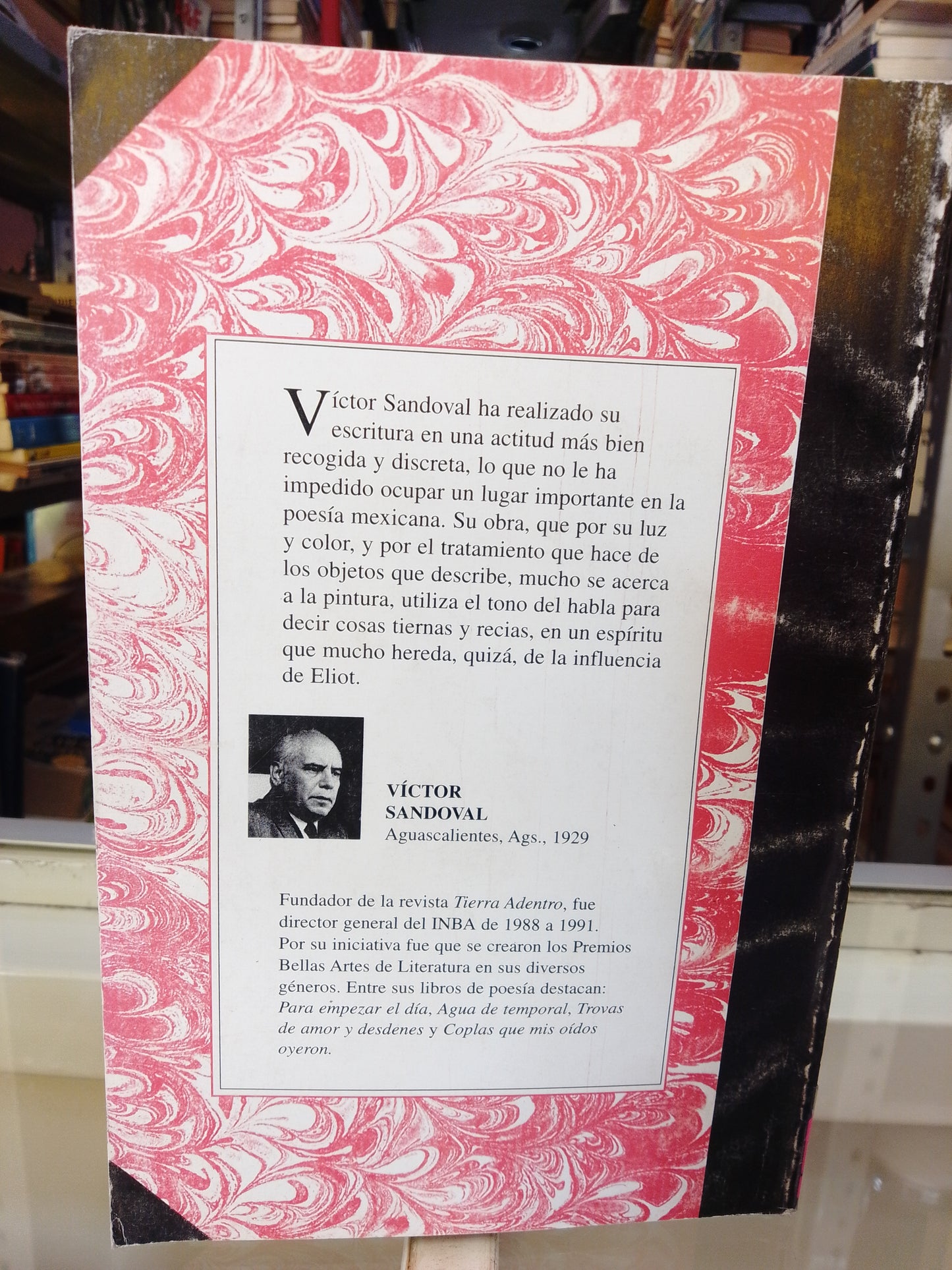 LA IMAGEN Y EL RECUERDO POR VICTOR SANDOVAL USADO NOVELAS JUAREZ