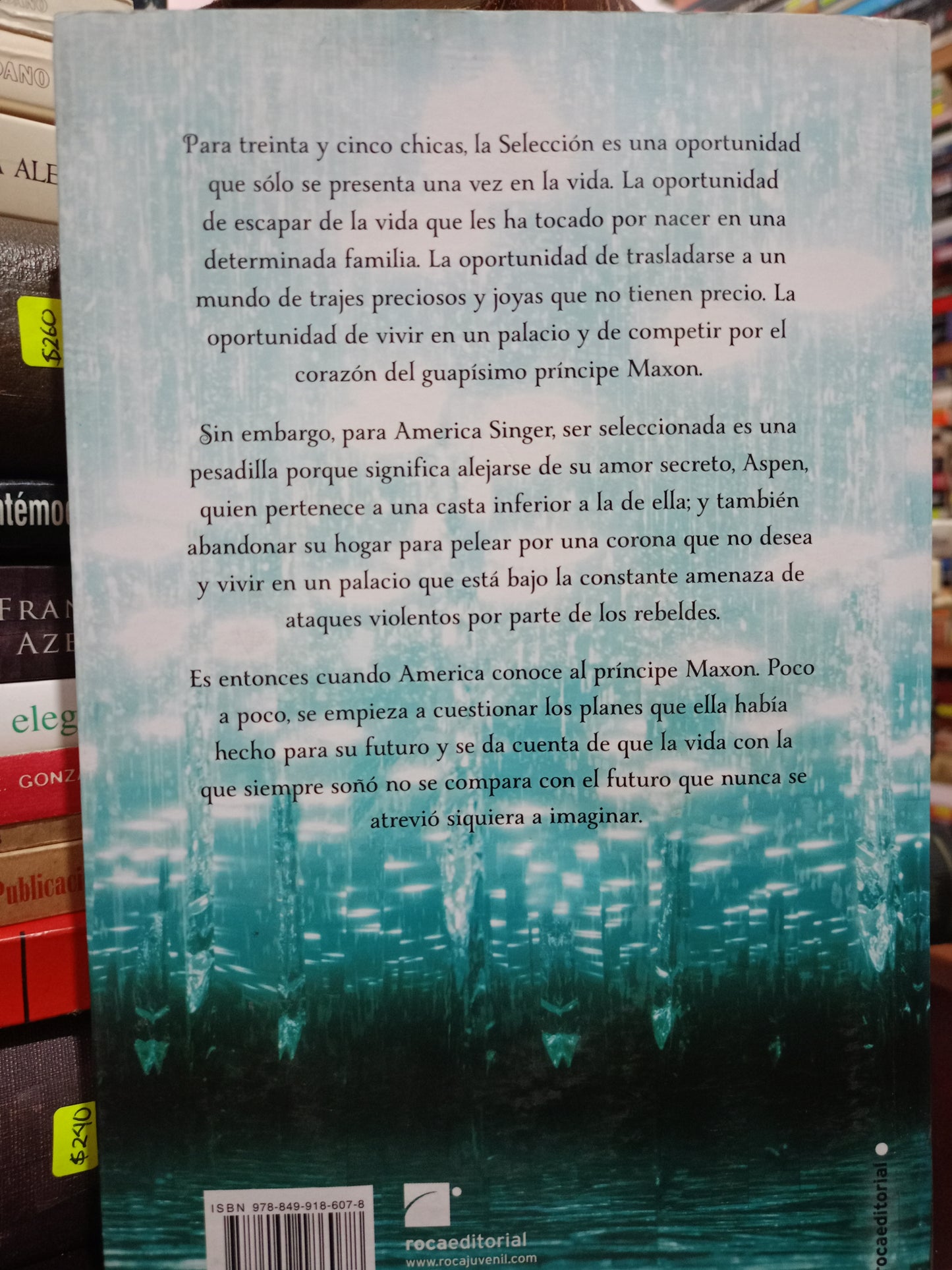 SELECCIÓN KIERA CASS USADO NOVELA LITERARIO 305