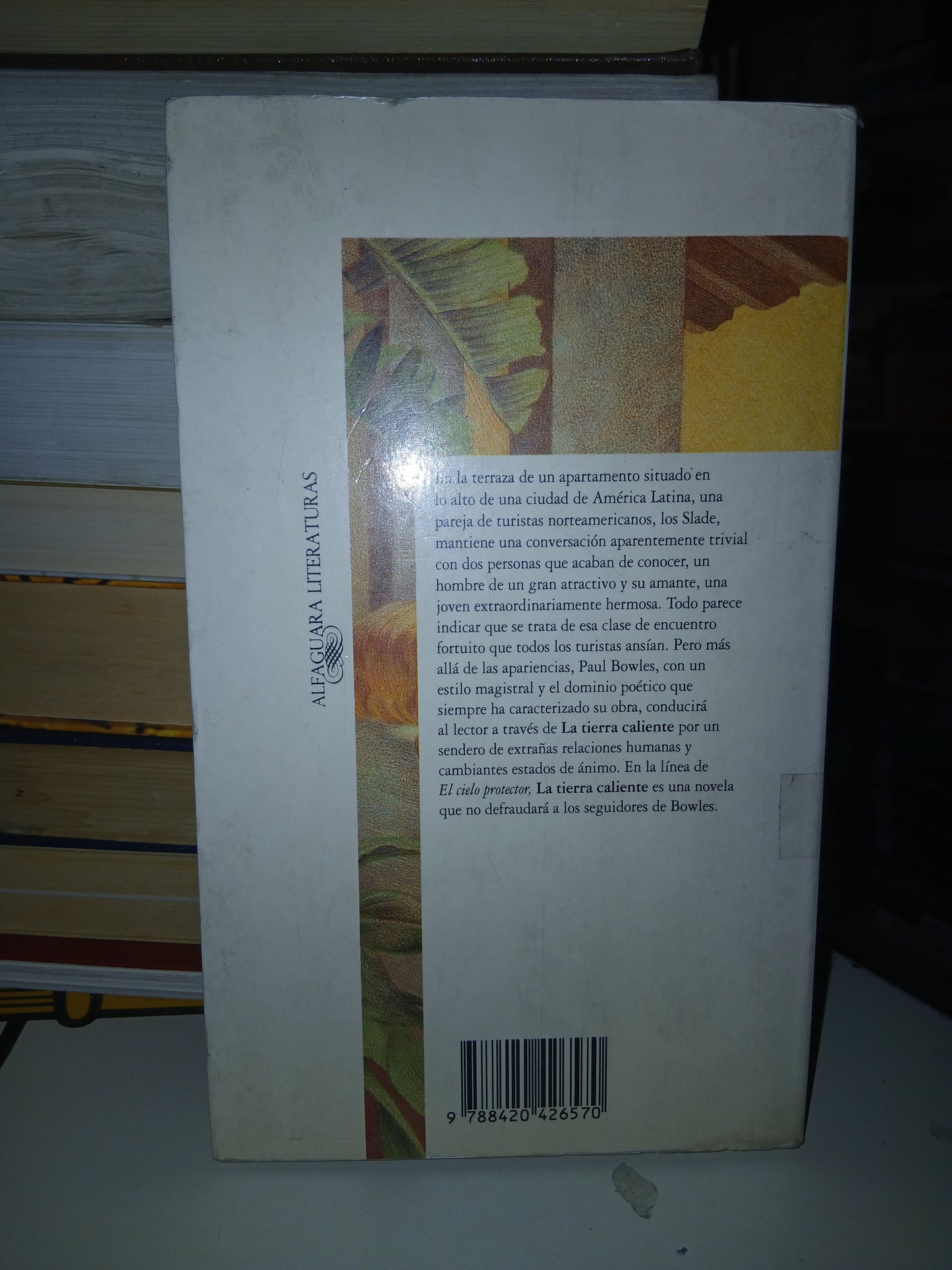 LA TIERRA CALIENTE POR PAUL BOWLES USADO NOVELA LITERARIO 207