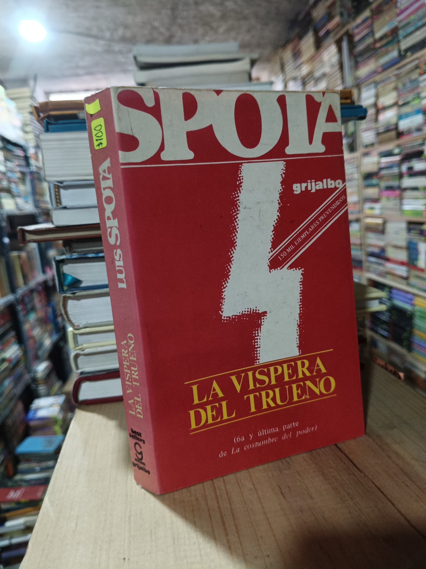 LA VISPERA DEL TRUENO POR LUIS SPOTA USADO NOVELA ALDAMA