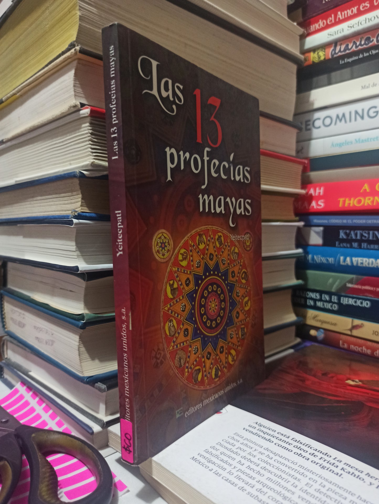 LAS 13 PROFECÍAS MAYAS POR YEITECPATL USADO NOVELAS JUÁREZ