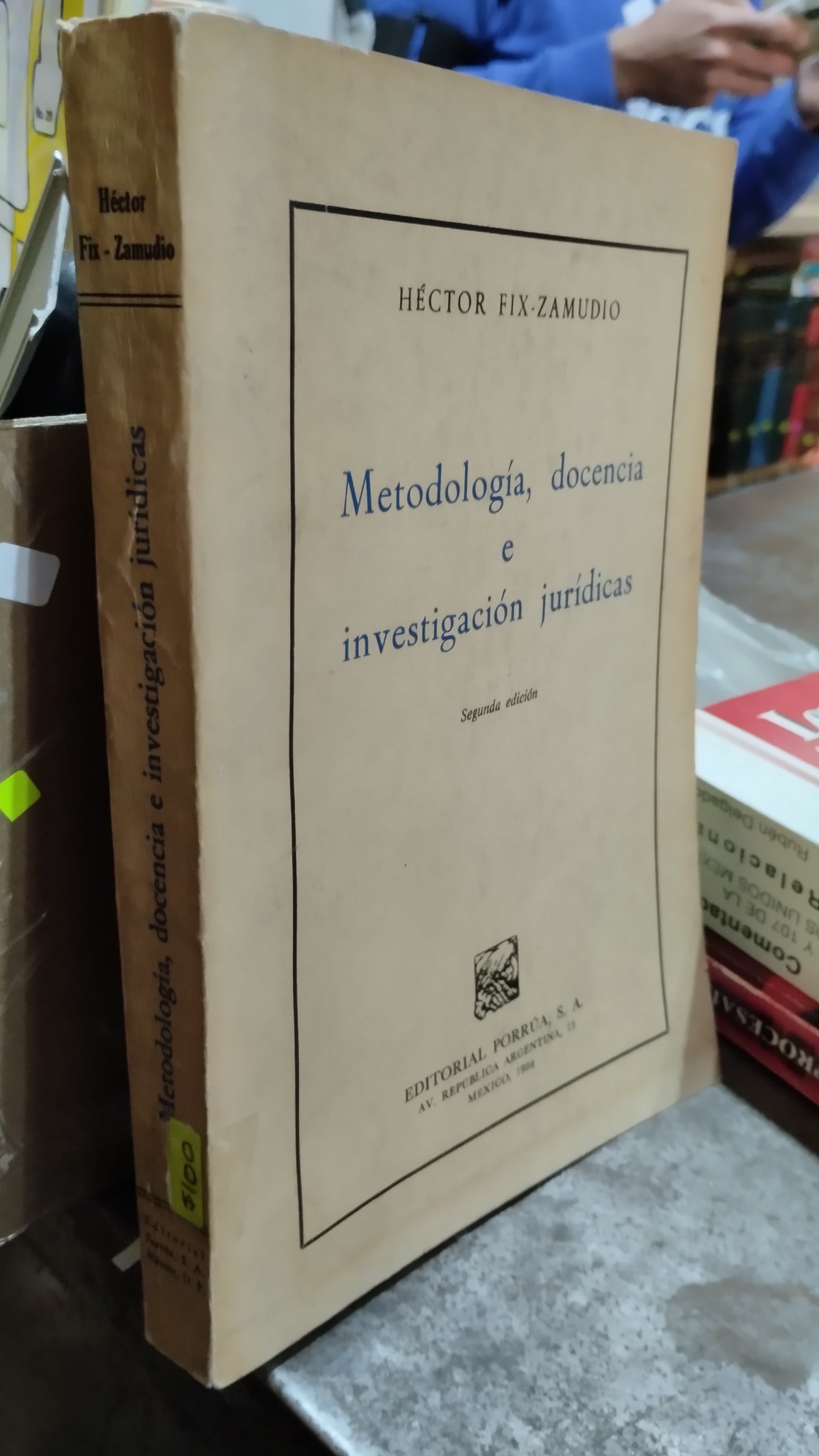 METODOLOGIA DOCENCIA E INVESTIGACION JURIDICAS POR HECTOR FIX ZAMUDIO LIBRO USADO DERECHO ALDAMA