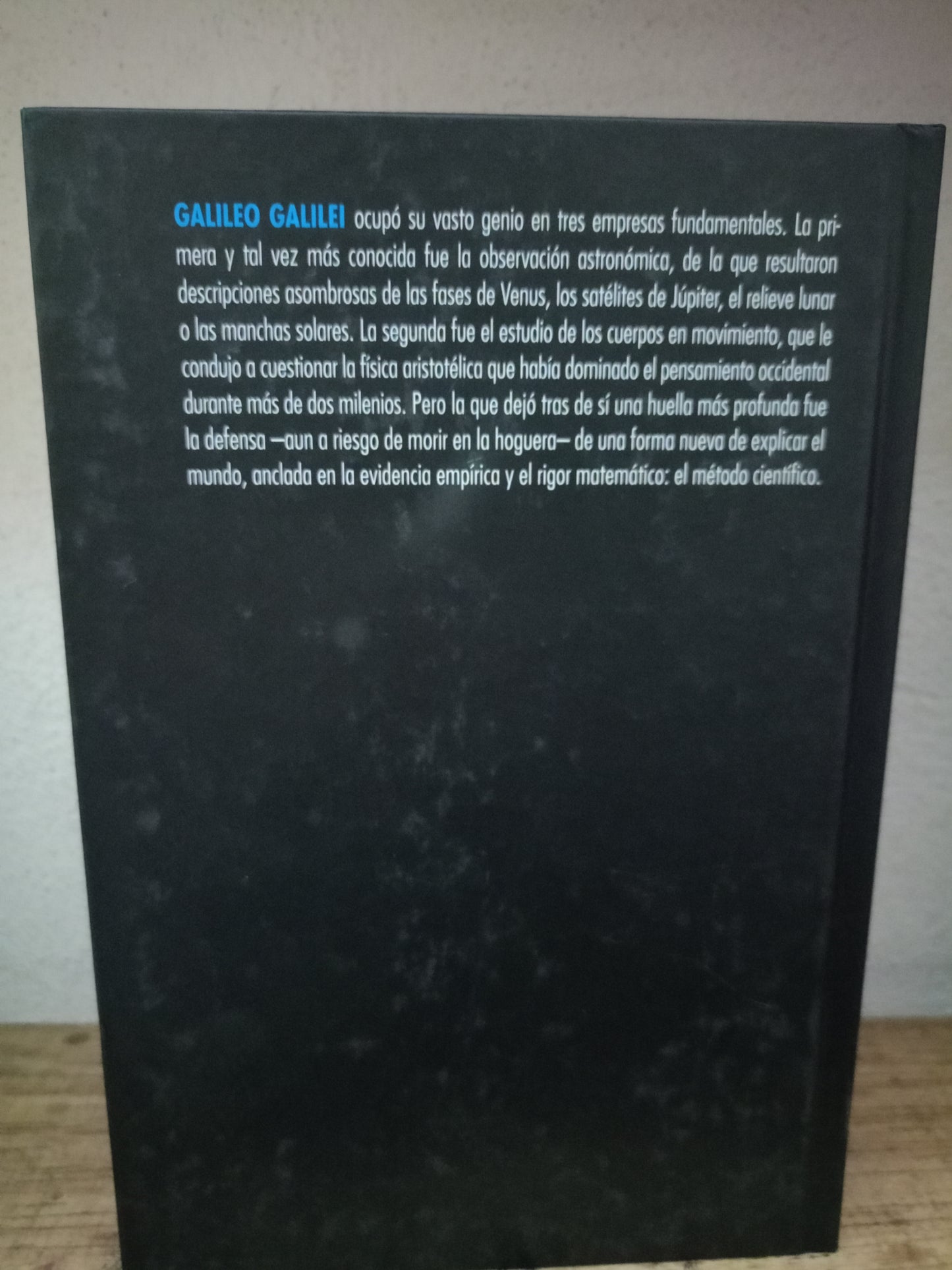 GALILEO EL METODO CIENTIFICO LA NATURALEZA SE ESCRIBE CON FORMULAS USADO CIENCIA LITERARIO 305