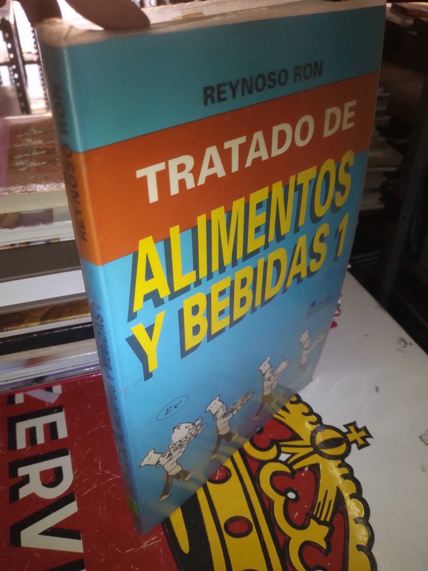 TRATADO DE ALIMENTOS Y BEBIDAS I POR REYNOSO RON USADO COCINA LITERARIO 207