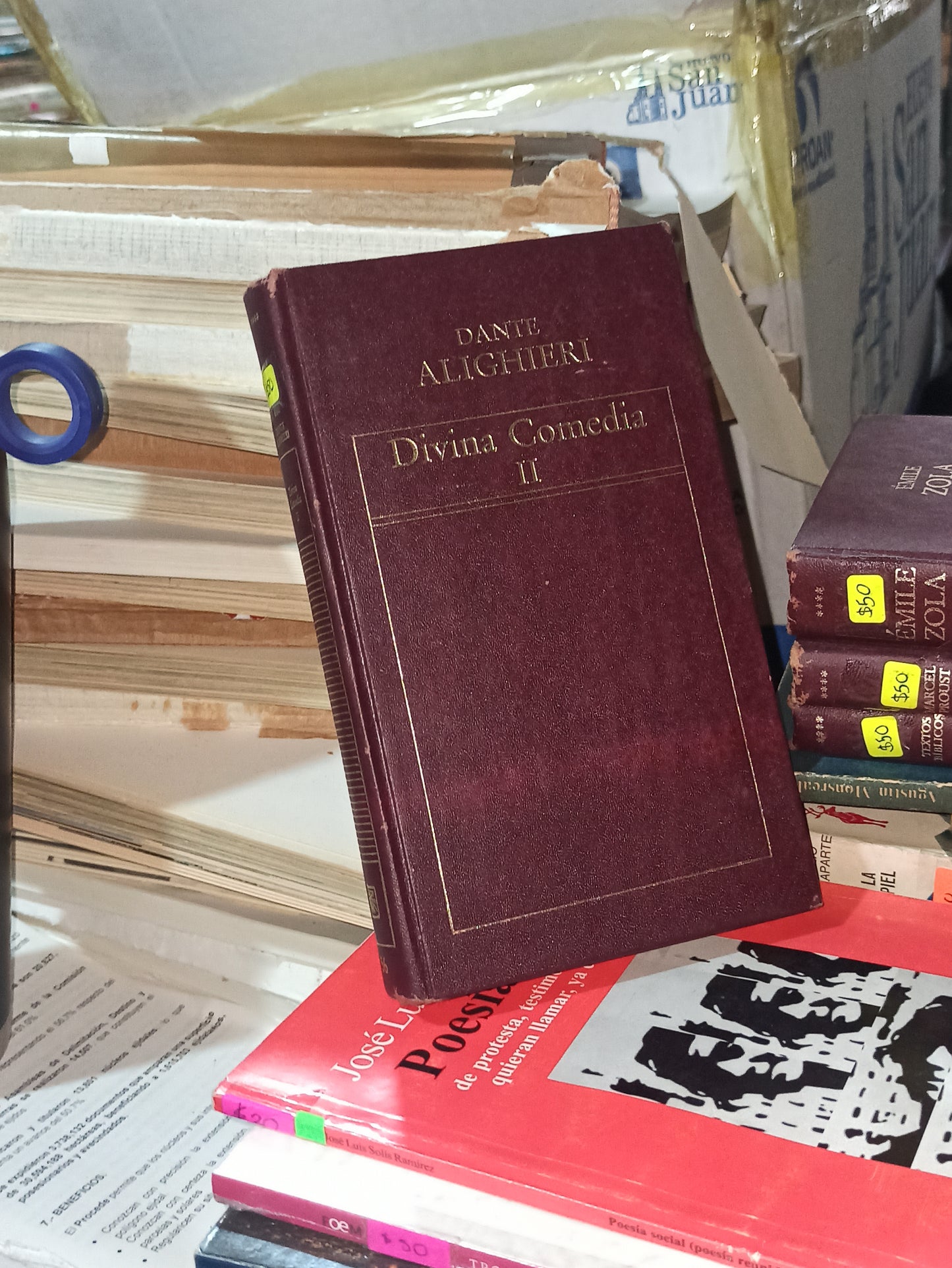 LA DIVINA COMEDIA 2 POR DANTE ALIGHIERI USADO NOVELAS ALDAMA