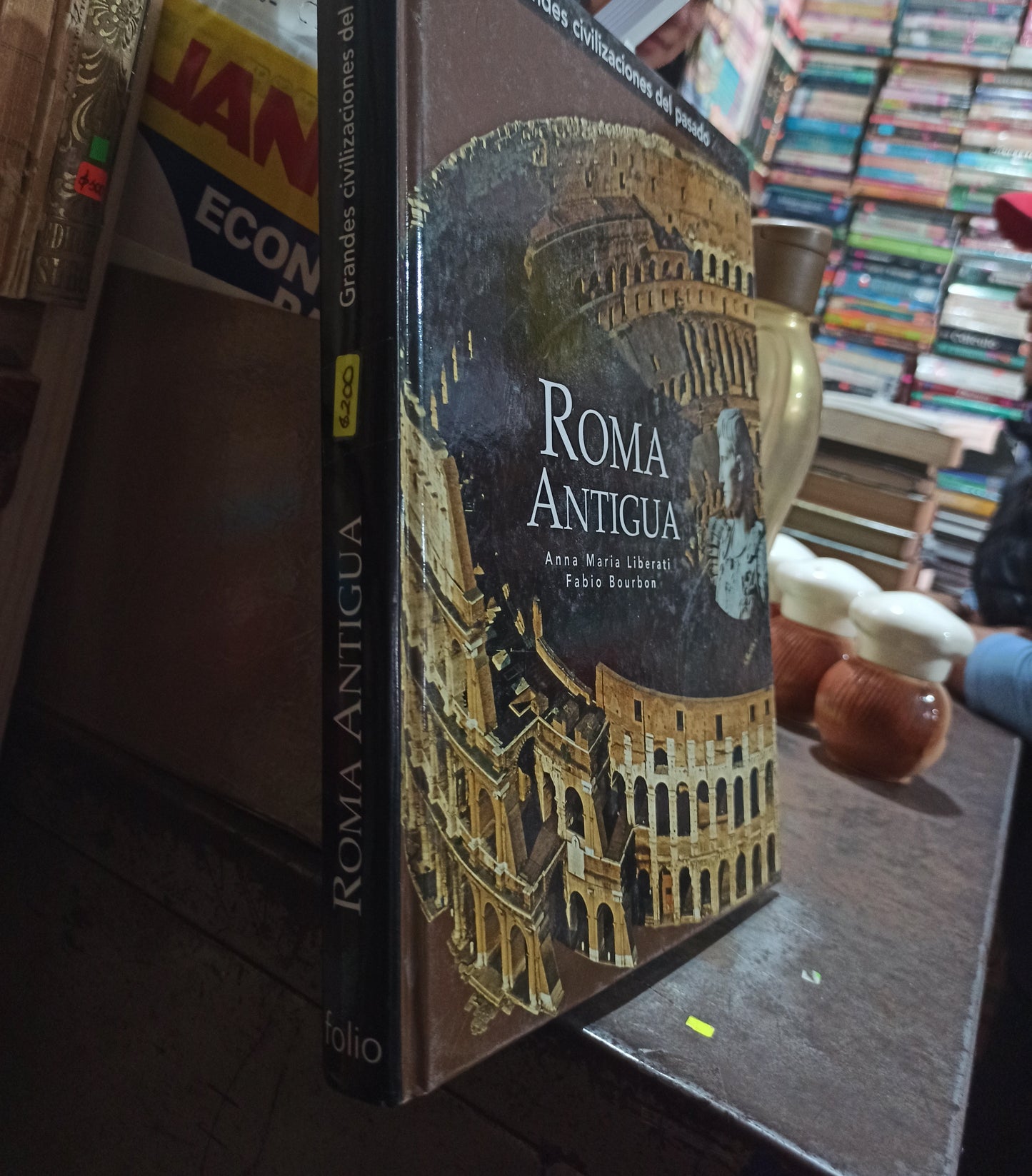 ROMA ANTIGUA POR ANNA MARIA LIBERATI USADO HISTORIA ALDAMA