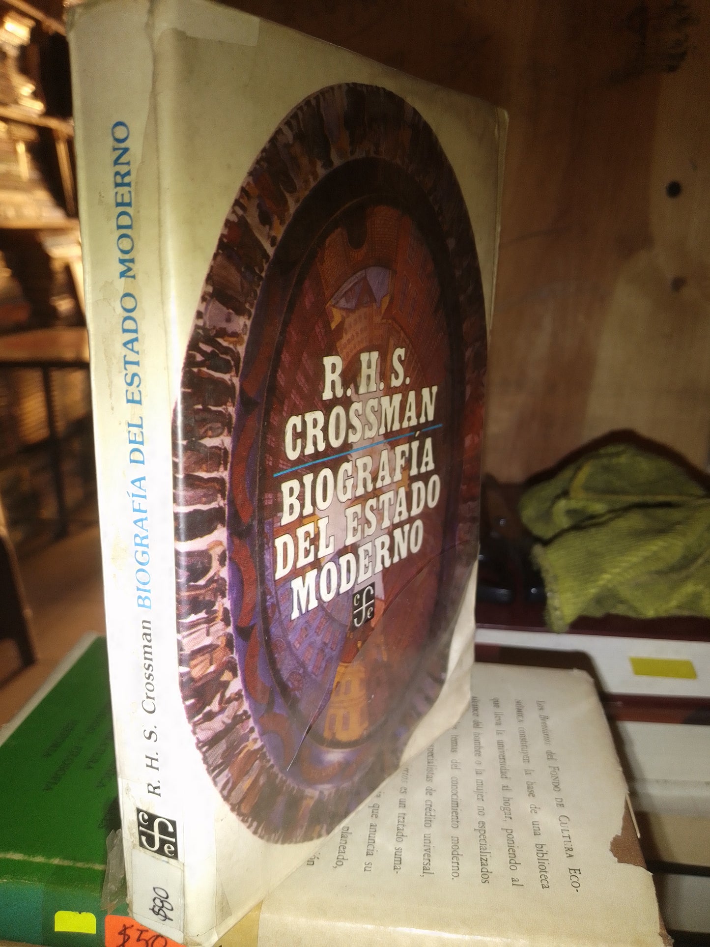 BIOGRAFÍA DEL ESTADO MODERNO POR RHS CROSSEMAN USADO SOCIOLOGÍA LITERARIO 207