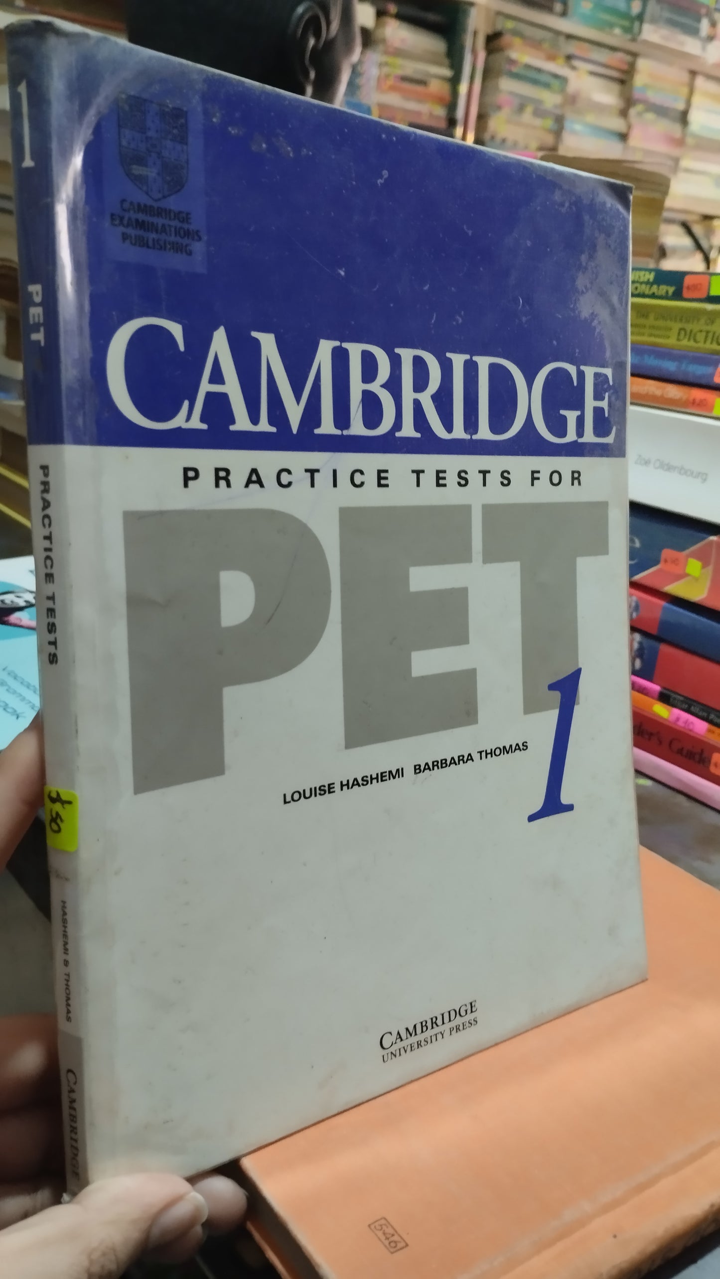 CAMBRIDGE PRACTICE TESTS FOR PET POR LOUISE HASHEMI LIBRO USADO IDIOMAS ALDAMA