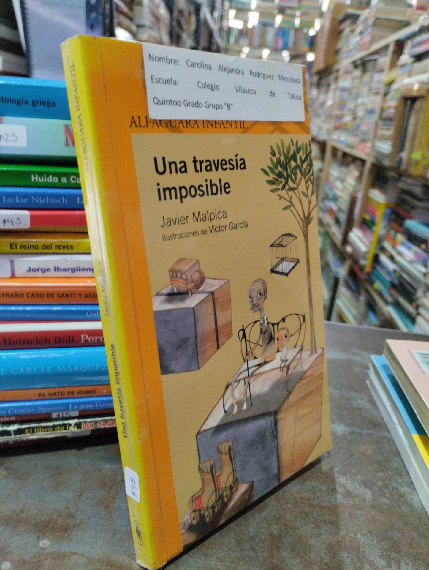 UNA TRAVESIA IMPOSIBLE POR JAVIER MALPICA USADO INFANTIL ALDAMA