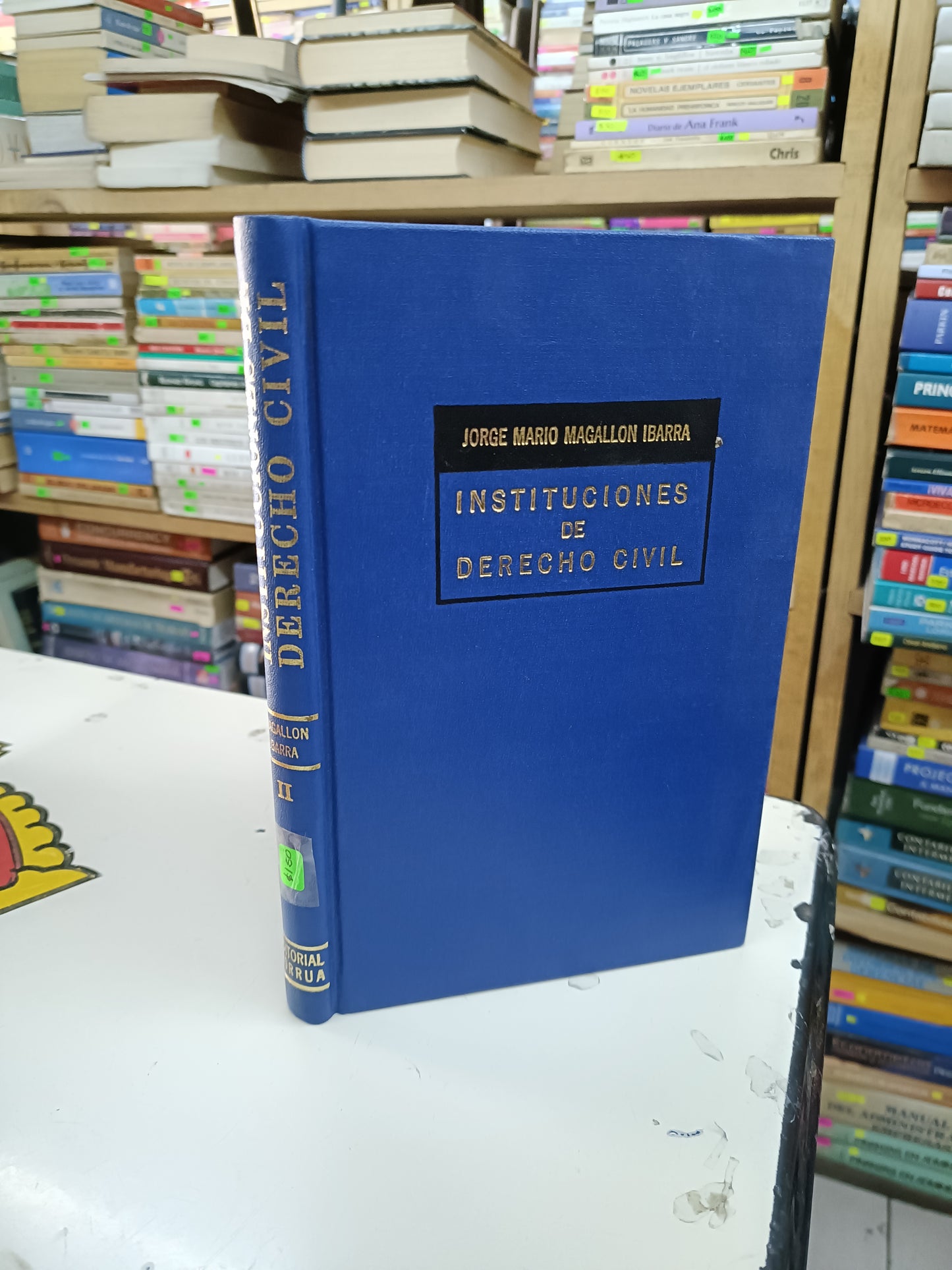 INSTITUCIONES DE DERECHO CIVIL TOMO II POR JORGE MARIO MAGALLÓN IBARRA USADO DERECHO LITERARIO 207