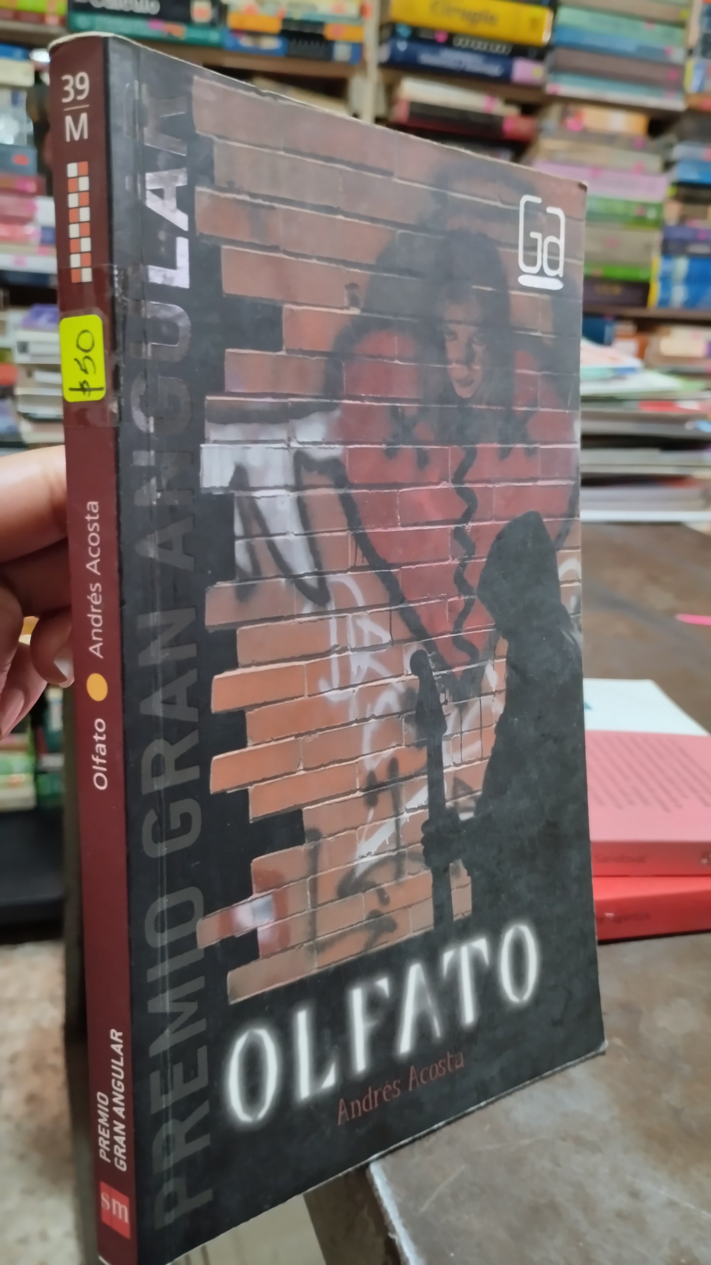 OLFATO POR ANDRES ACOSTA LIBRO USADO NOVELAS ALDAMA