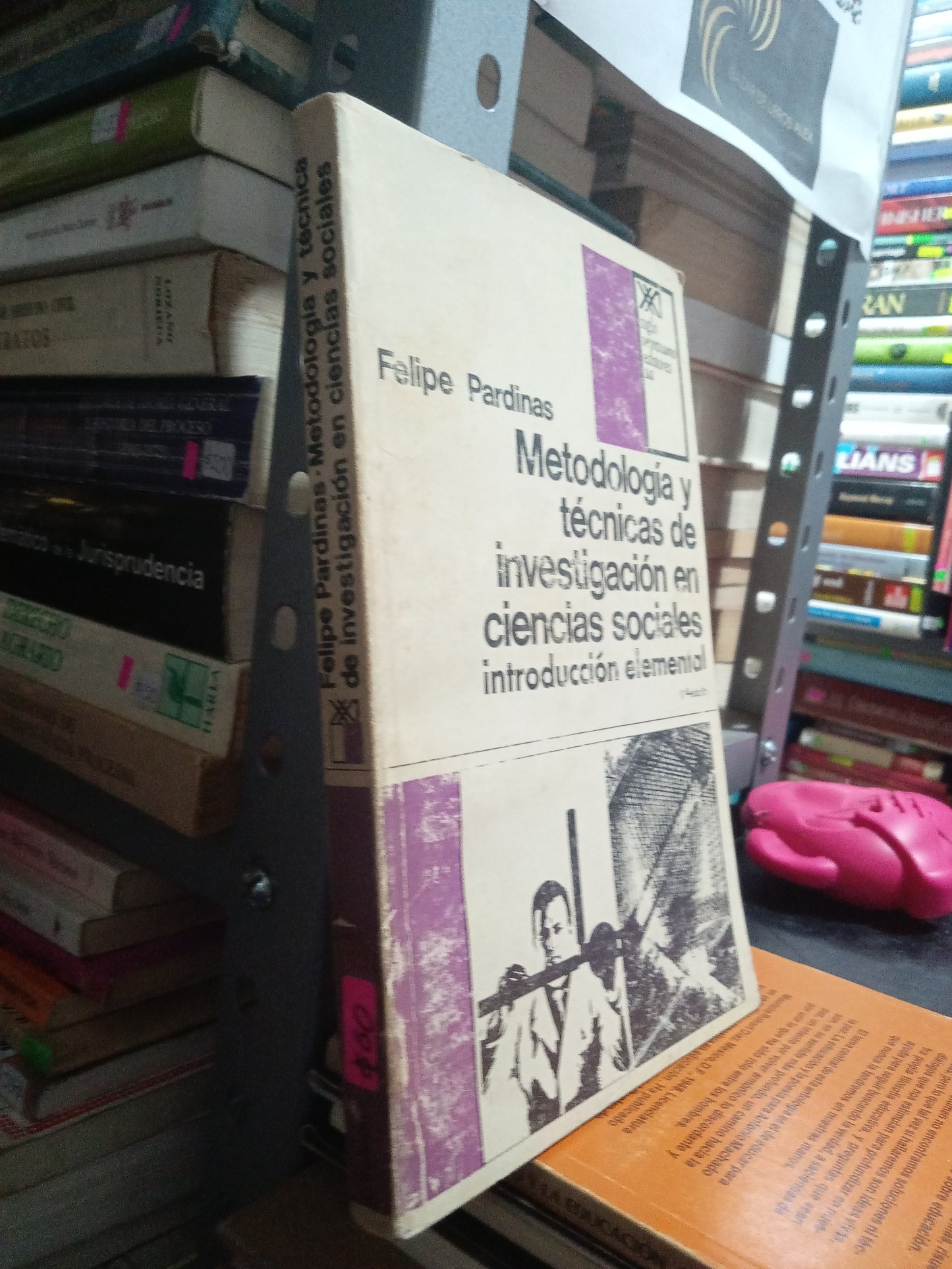 METODOLOGIA Y TECNICAS DE INVESTIGACION EN CIENCIAS SOCIALES INTRODUCCION ELEMENTAL POR FELIPE PARDINAS USADO EDUCACION JUAREZ