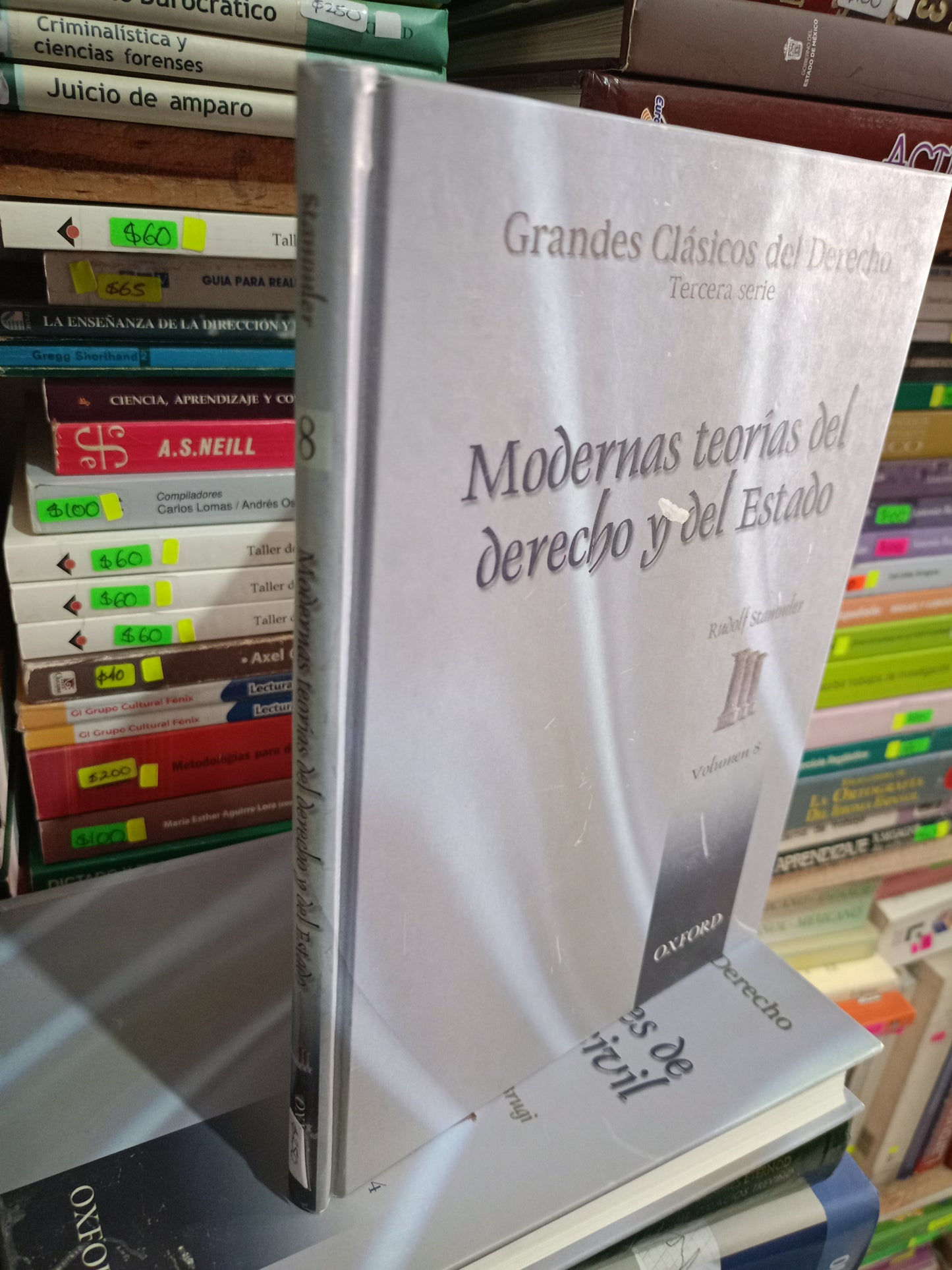 MODERNAS TEORIAS DEL DERECHO Y DEL ESTADO VOLUMEN 8 POR RUDOLF STAMMLER USADO DERECHO LITERARIO 305