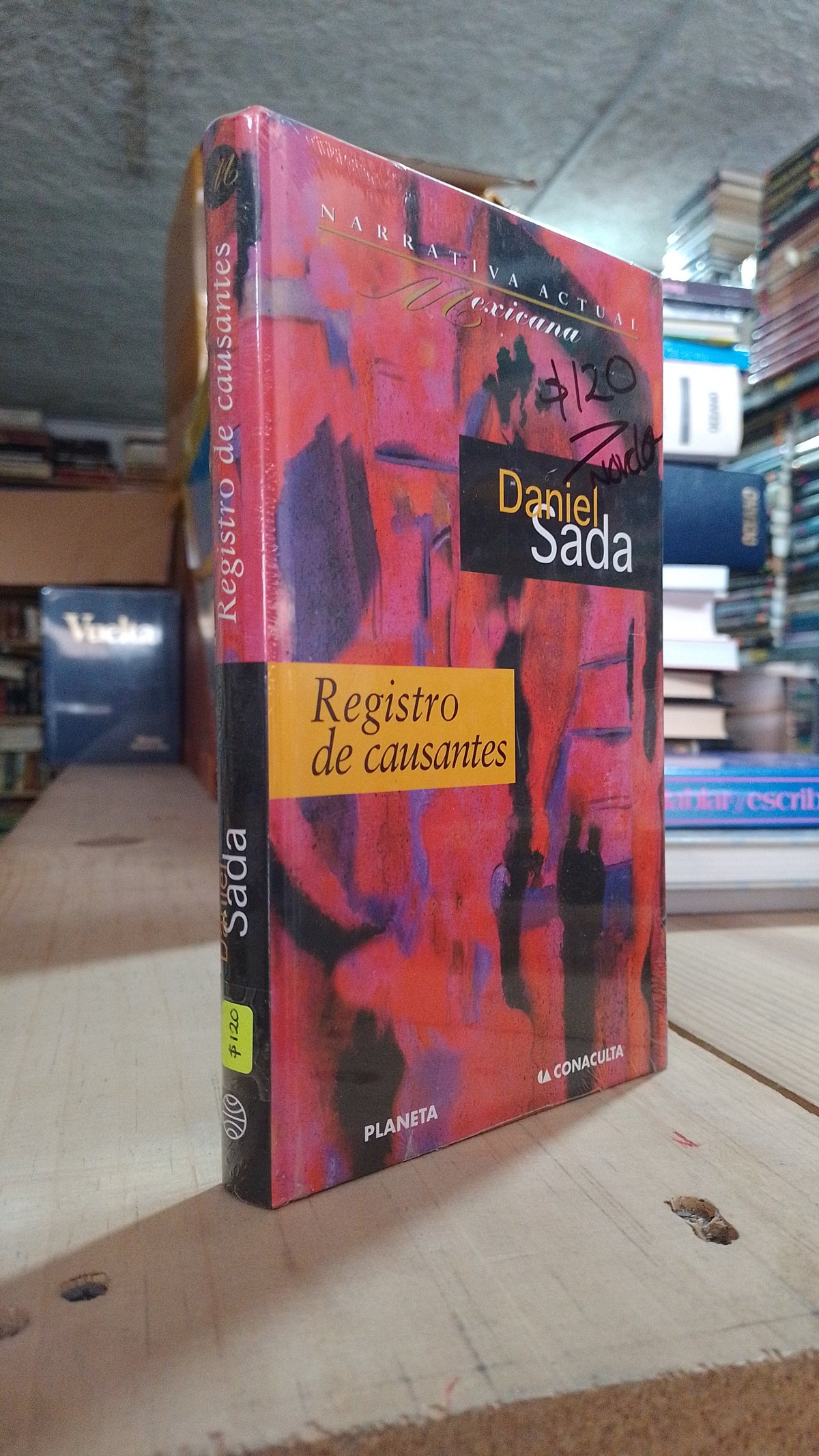 REGISTRO DE CAUSANTES POR DANIEL SADA USADO NOVELA ALDAMA