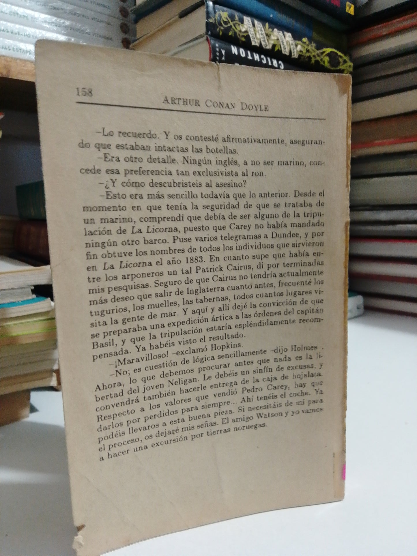 AVENTURAS DE SHERLOK HOLMES POR ARTHUR CONAN DOYLE USADO NOVELA JUÁREZ