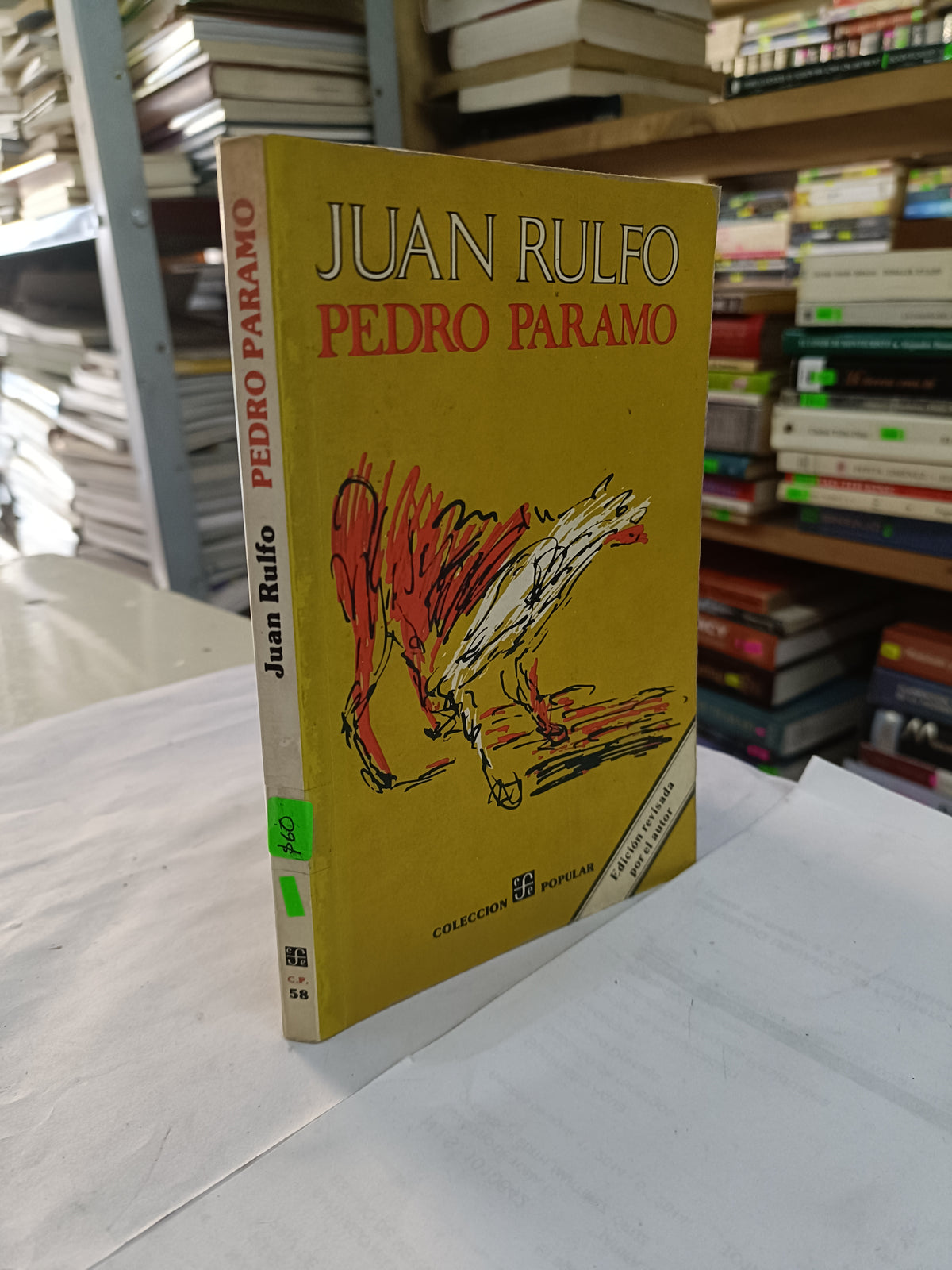 PEDRO PARAMO POR JUAN RULFO USADO NOVELA LITERARIO 207