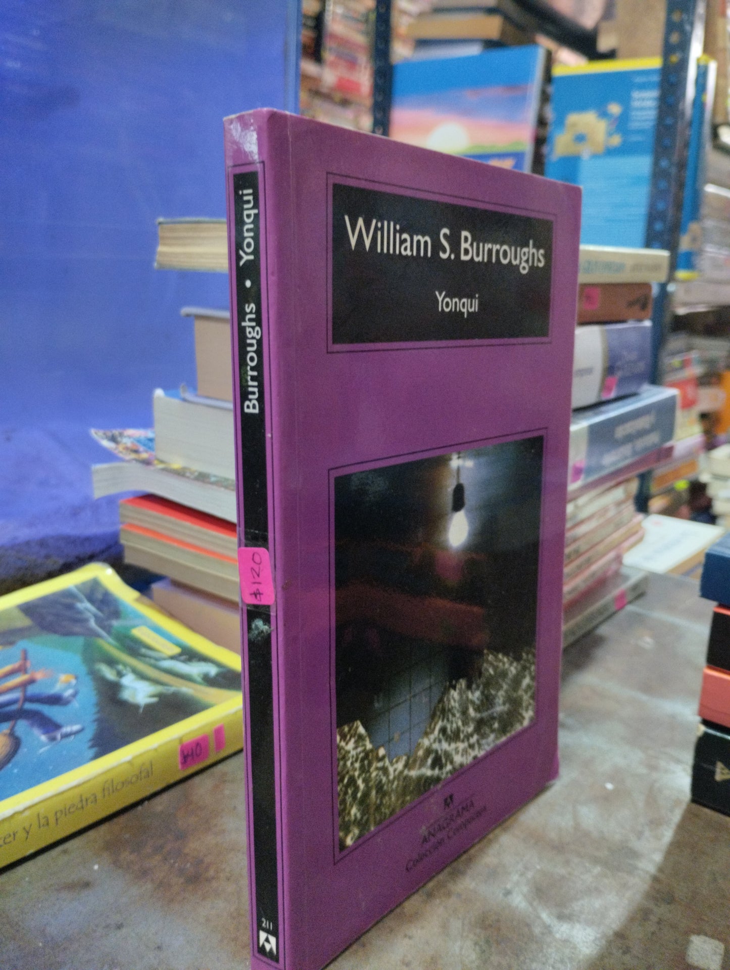 YONQUI POR WILLIAM S BURTOUGHS USADO NOVELAS ALDAMA