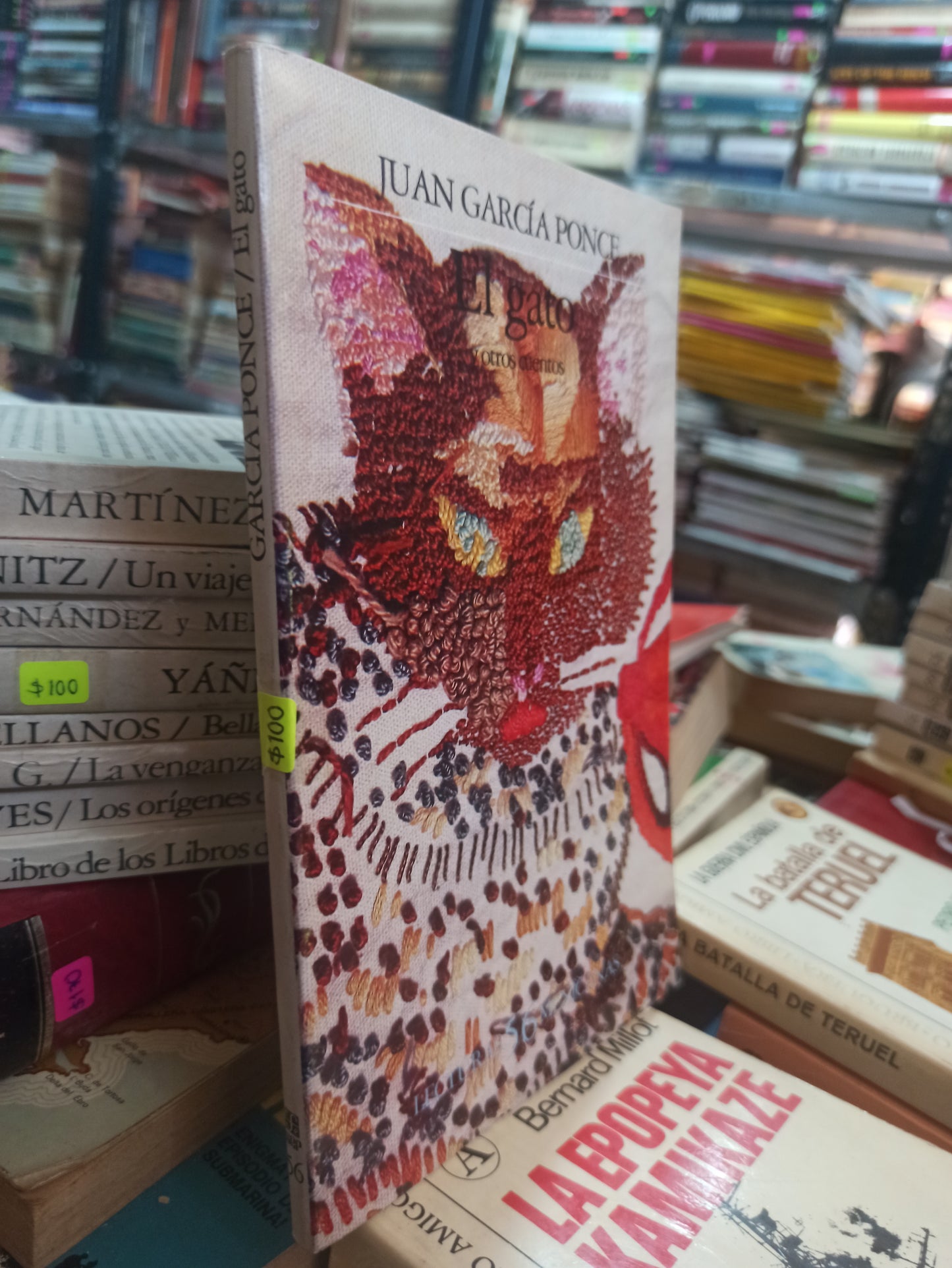 EL GATO Y OTROS CUENTOS JUAN GARCÍA PONCE USADO NOVELAS ALDAMA