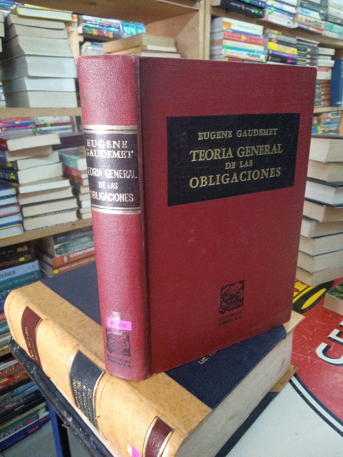 TEORIA GENERAL DE LAS OBLIGACIONES POR EUGENE GAUDEMET USADO DERECHO LITERARIO 207