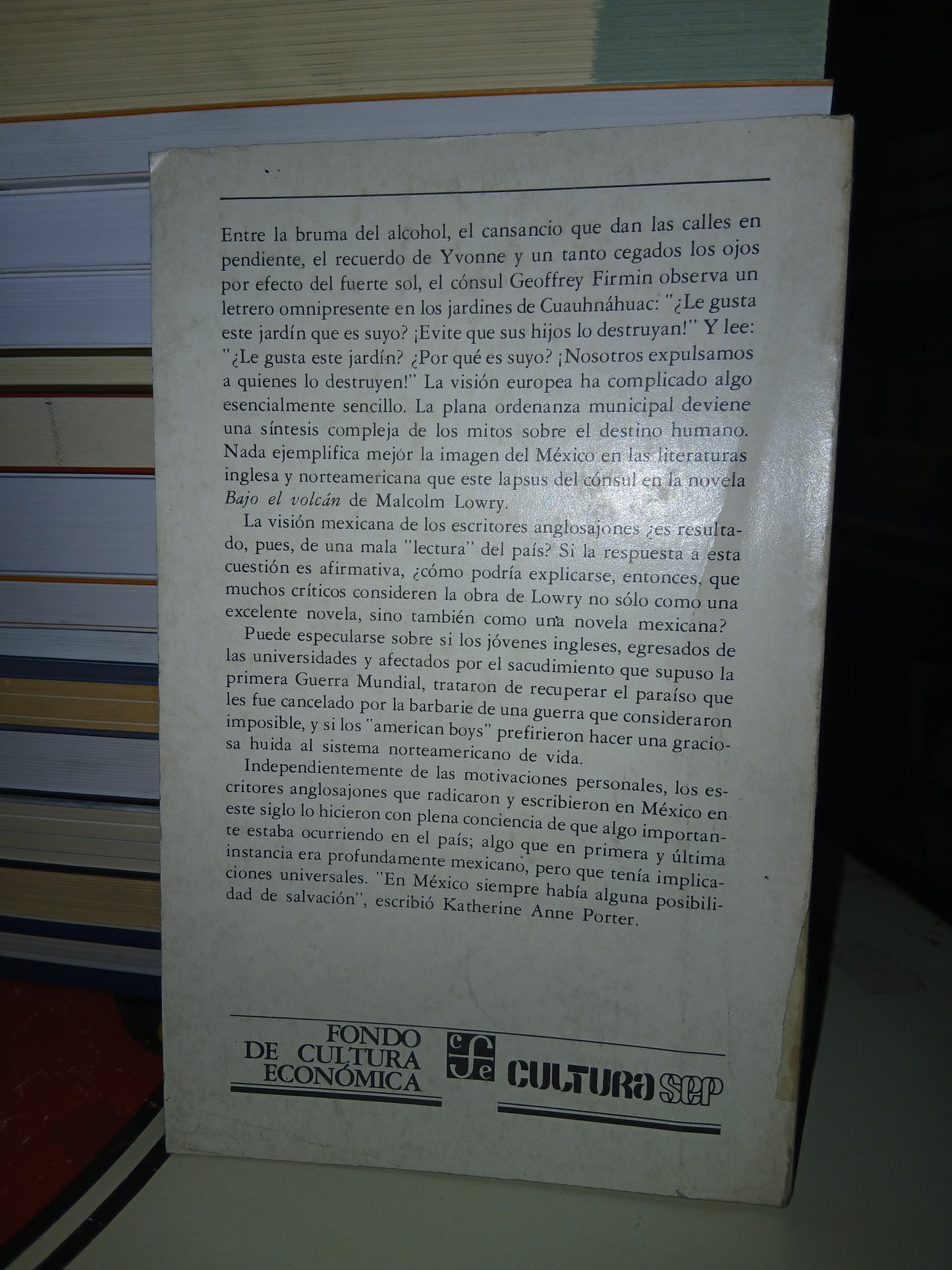 ESCRITORES NORTEAMERICANOS Y BRITÁNICOS EN MÉXICO (SELECCIÓN) POR DREWEY WAYNE GUNN USADO NOVELA LITERARIO 207