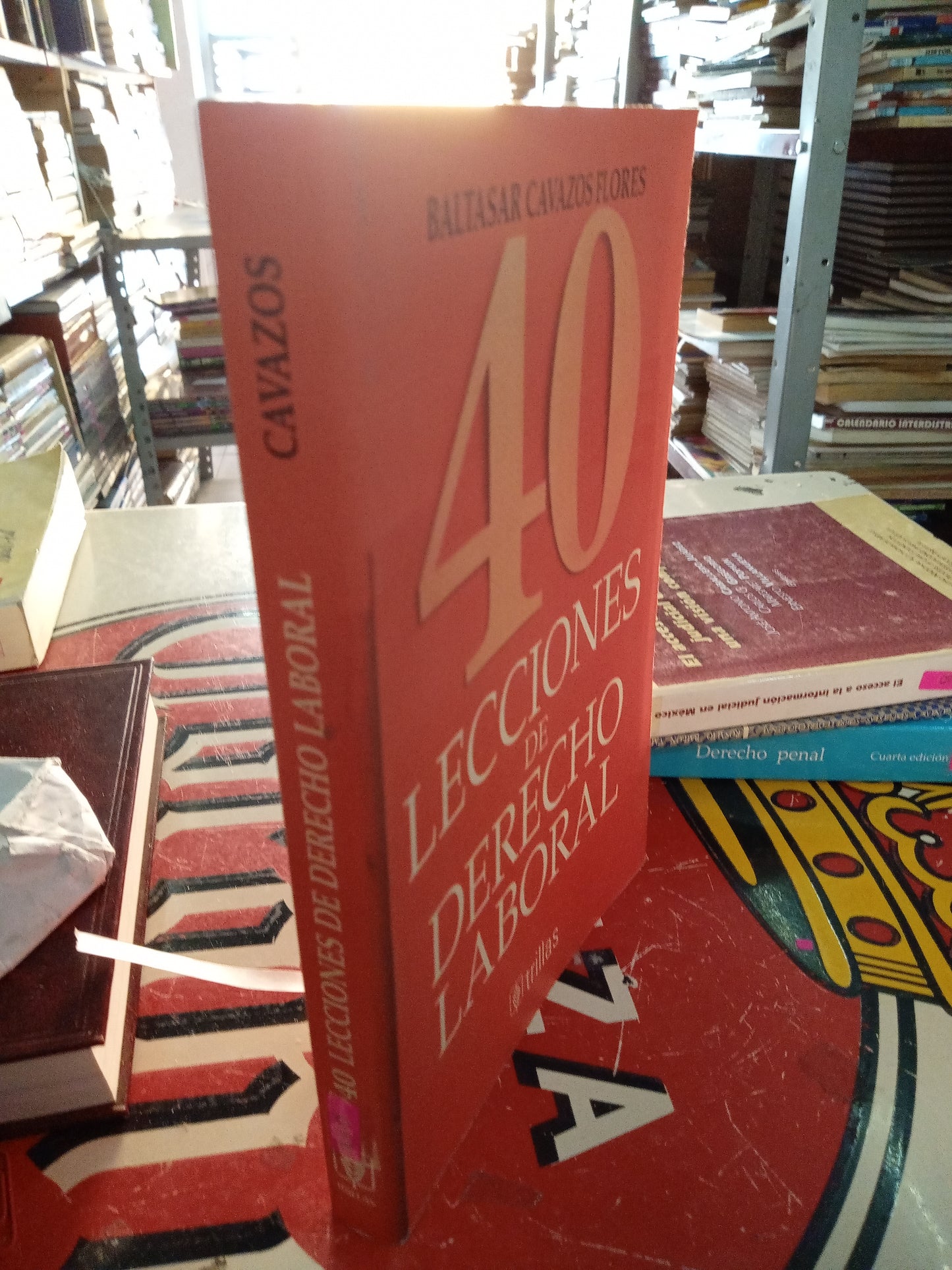 40 LECCIONES DE DERECHO LABORAL PIR BALTASAR CAVAZOS FLORES USADO DERECHO LITERARIO 207