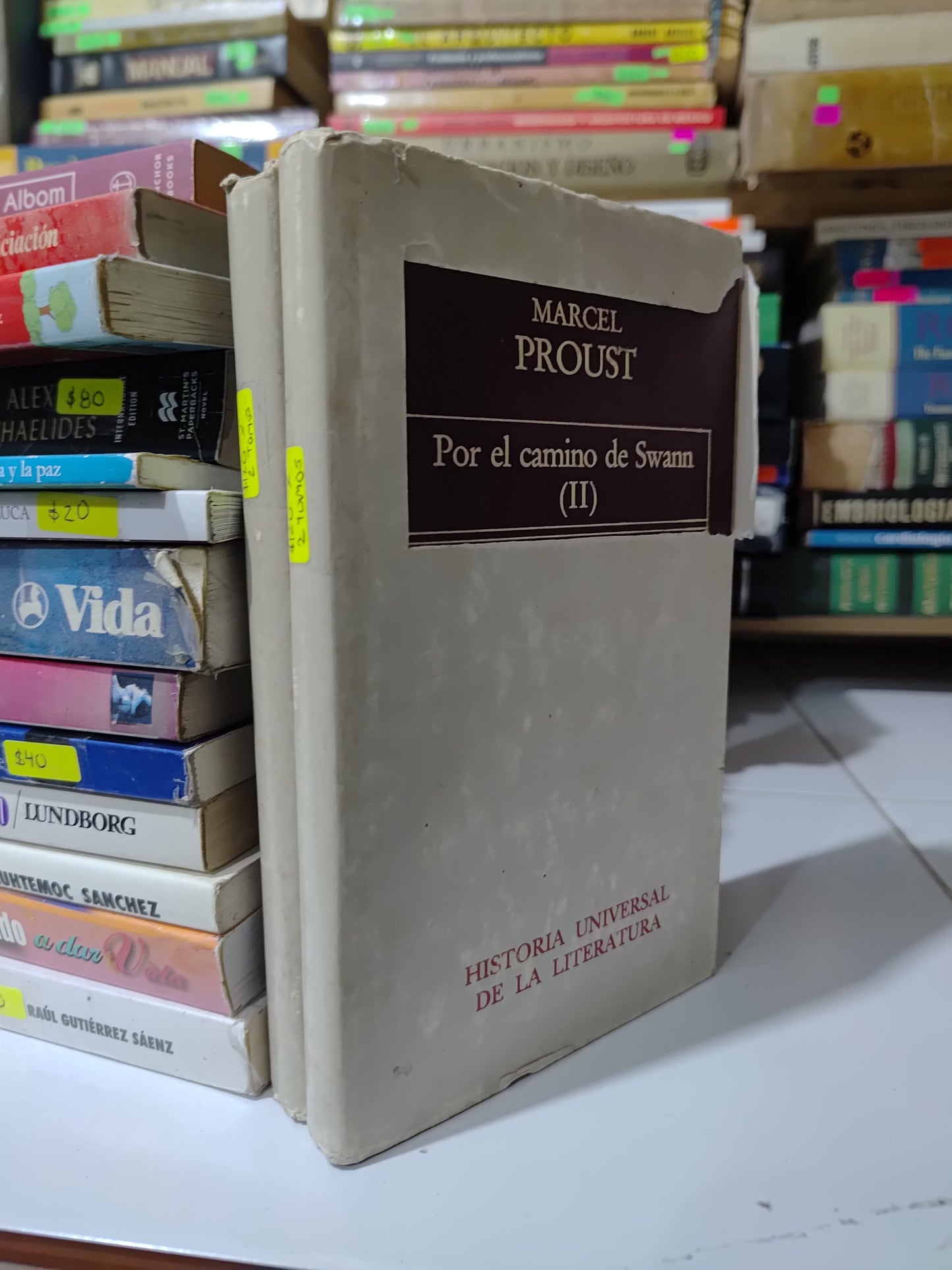 POR EL CAMINO POR MARCEL PROUST USADO NOVELAS JUAREZ 2 TOMOS POR $120