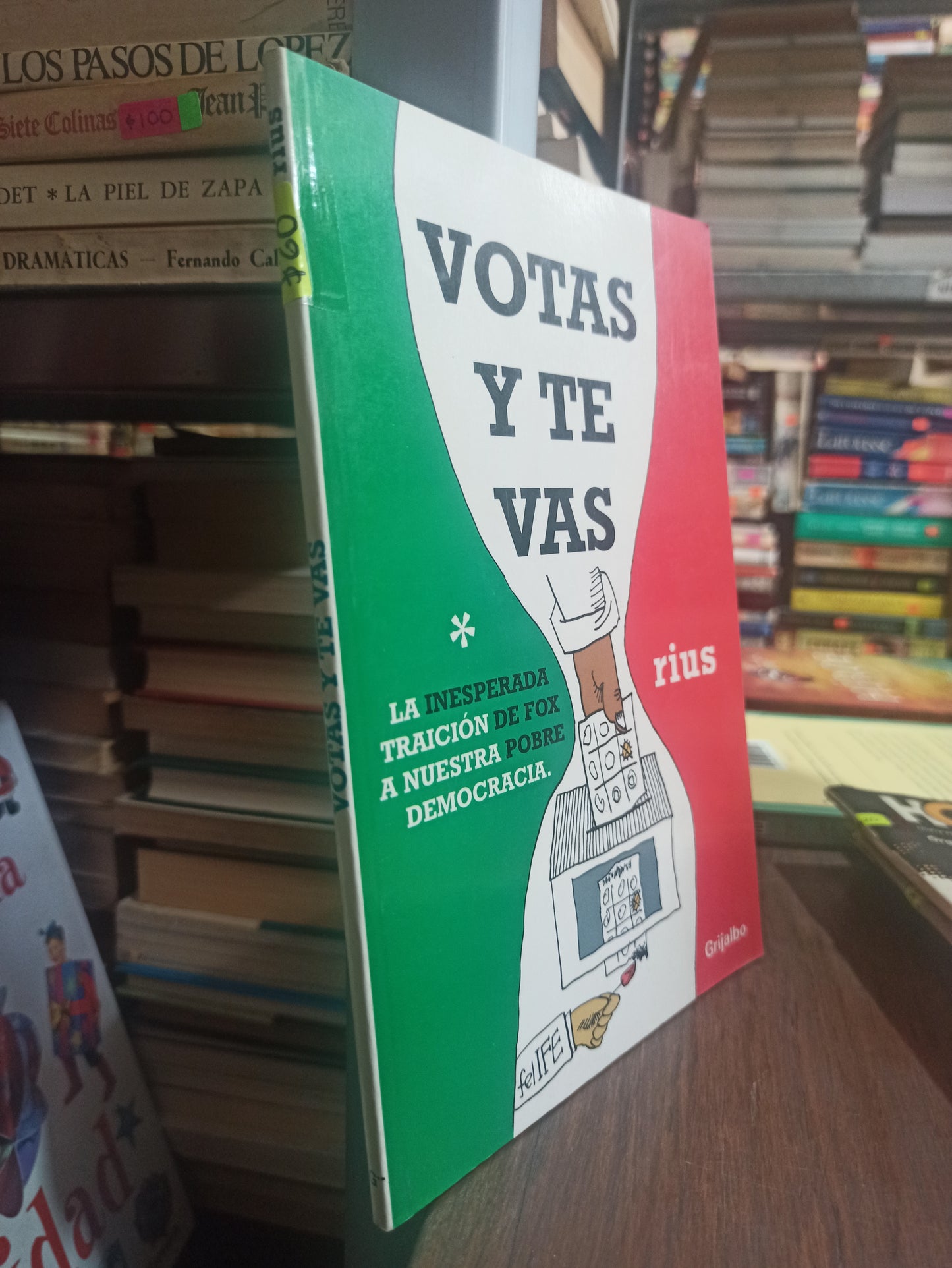 VOTAS Y TE VAS POR RIUS USADO POLÍTICA ALDAMA