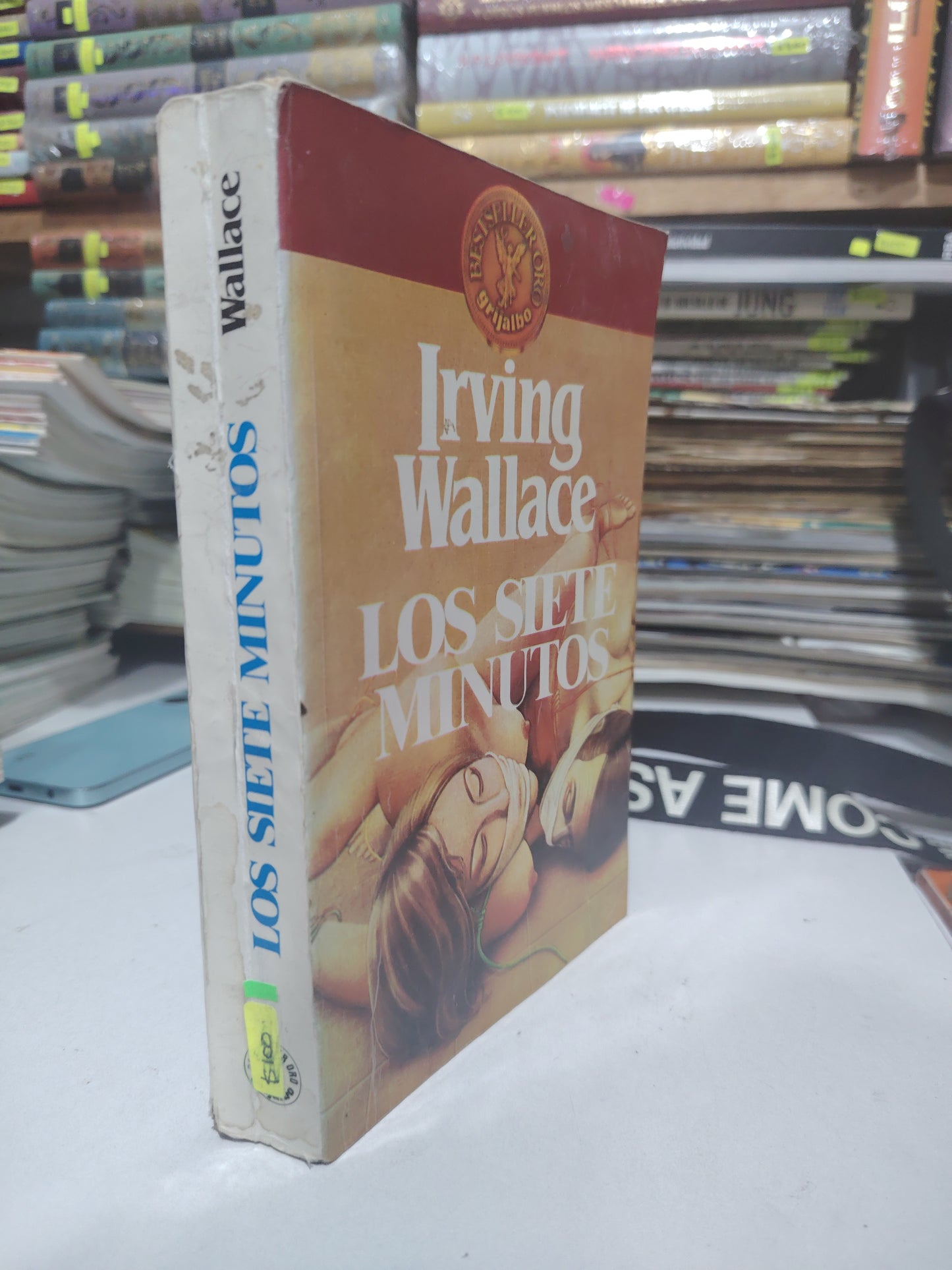 LOS SIETE MINUTOS POR IRVING WALLACE USADO NOVELA JUÁREZ