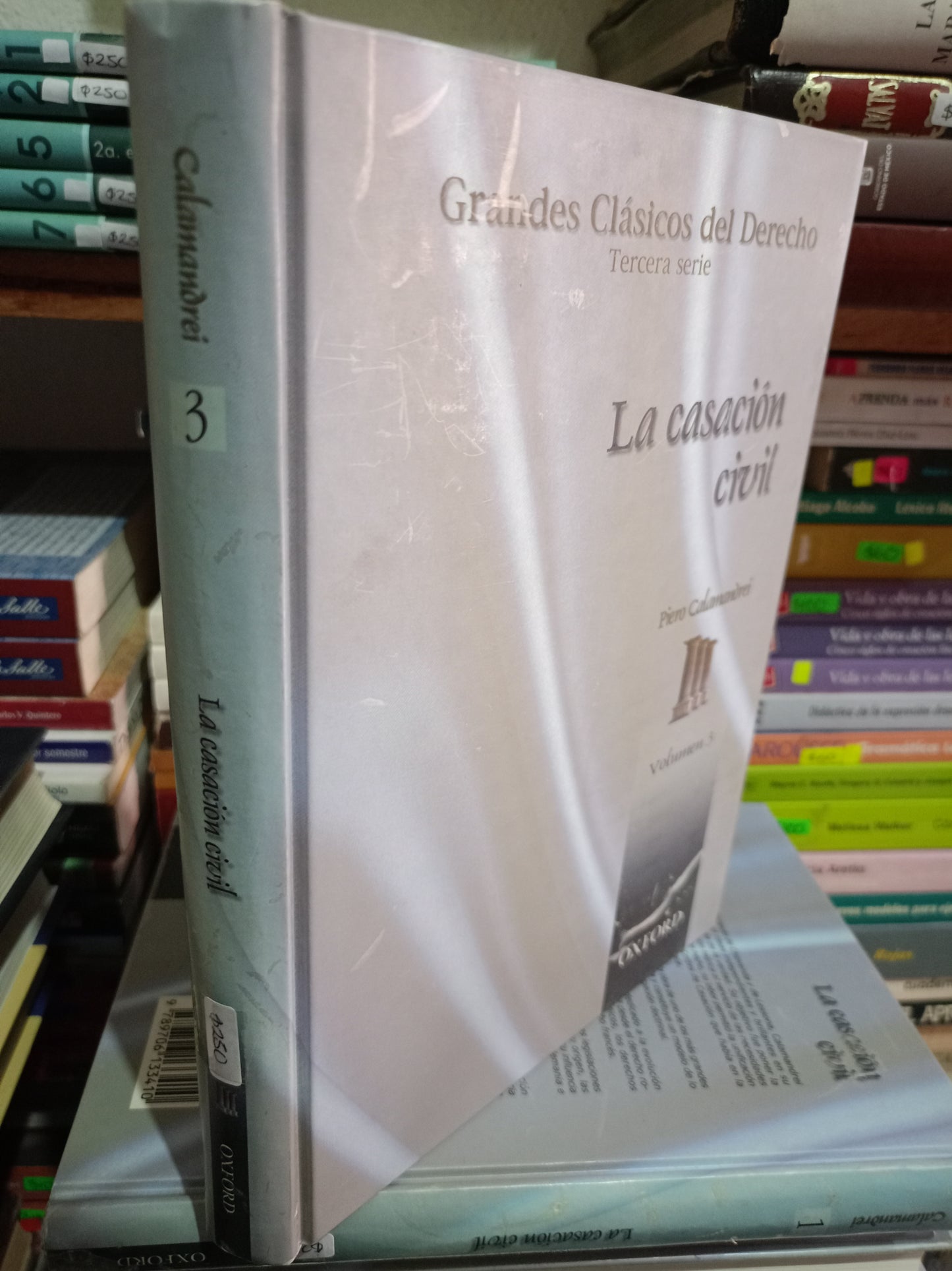 LA CASACIÓN CIVIL POR PIERO CALAMADREI VOLUMEN 3 USADO DERECHO LITERARIO 305
